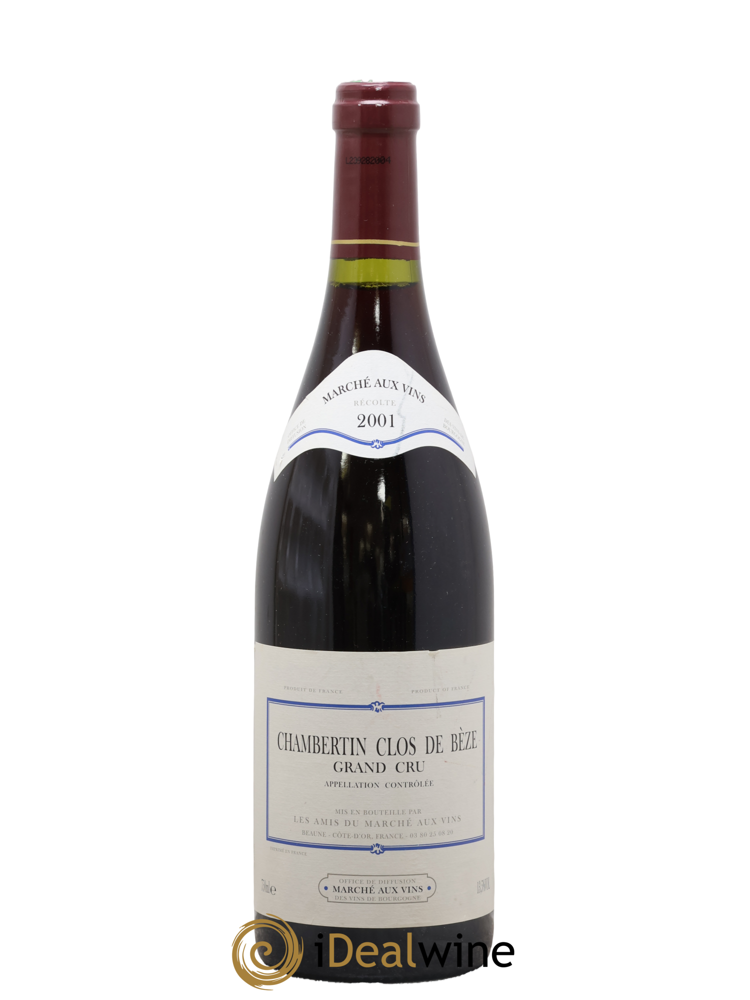 Chambertin Clos de Bèze Grand Cru Marché aux vins 2001 - Posten von 1 Flasche - 0