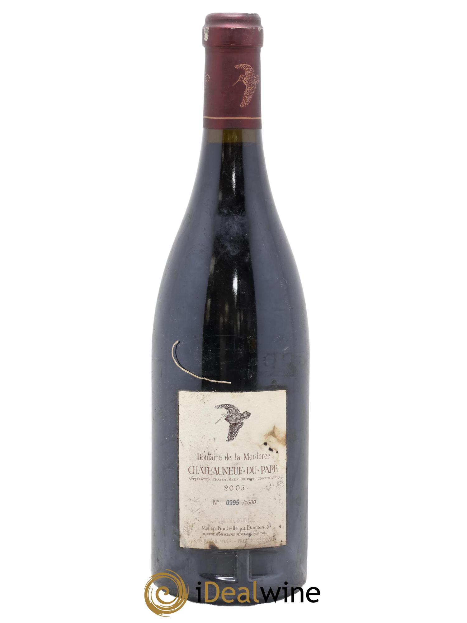 Châteauneuf-du-Pape La Plume du Peintre La Mordorée (Domaine de) 2005 - Lot de 1 bouteille - 1