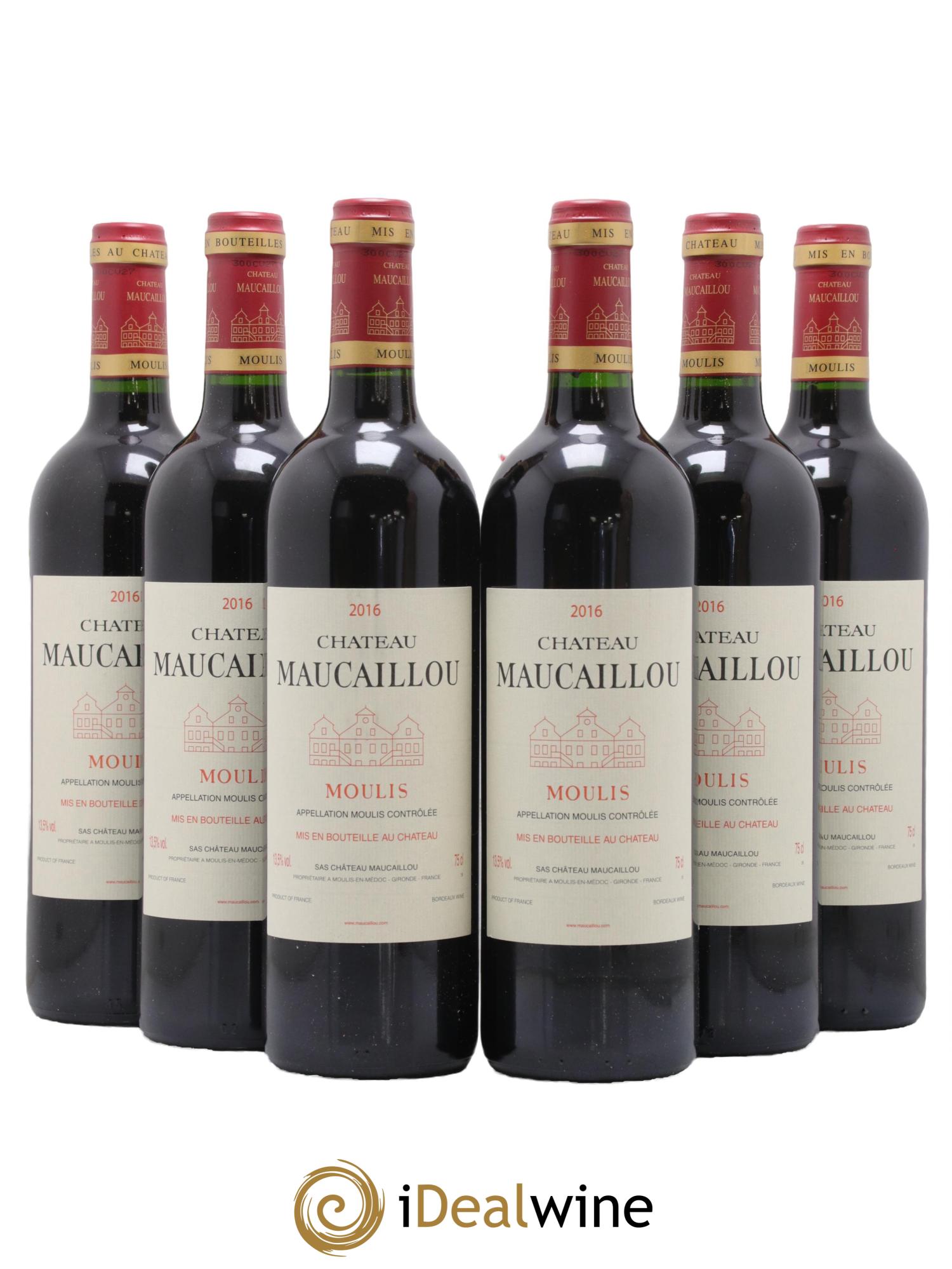 Château Maucaillou 2016 - Lot de 6 bouteilles - 0