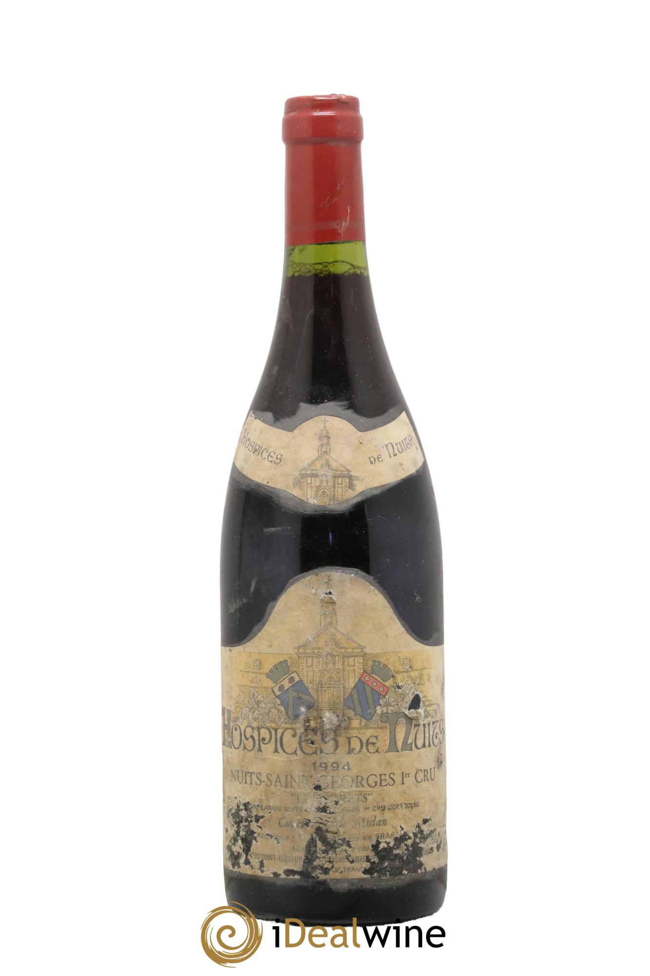 Nuits-Saint-Georges 1er Cru Les Porêts Cuvée Antide Midan Hospices de Nuits 1994 - Posten von 1 Flasche - 0