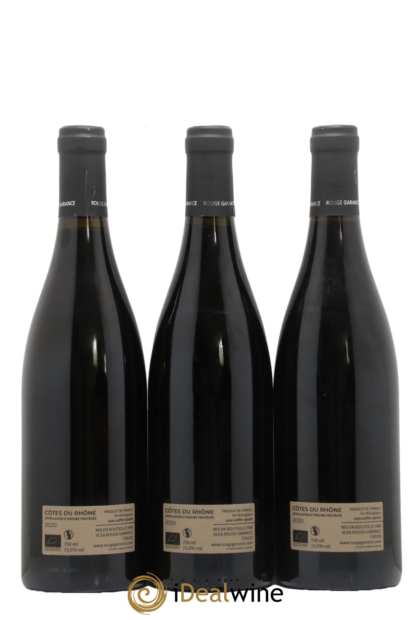 Côtes-du-Rhône Lee Miller Rouge Garance 2020 - Lot de 3 bouteilles - 1