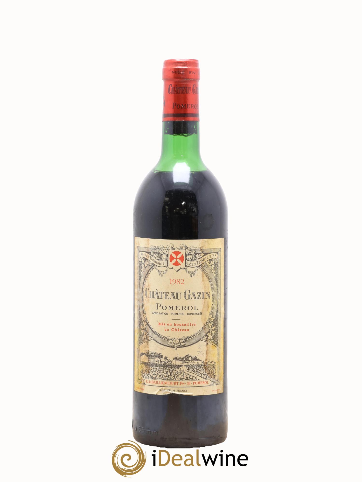 Château Gazin 1982 - Lotto di 1 bottiglia - 0