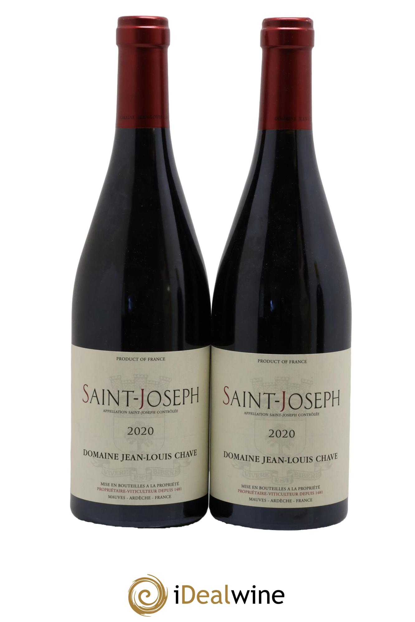 Saint-Joseph Jean-Louis Chave 2020 - Lot of 2 bottles - 0