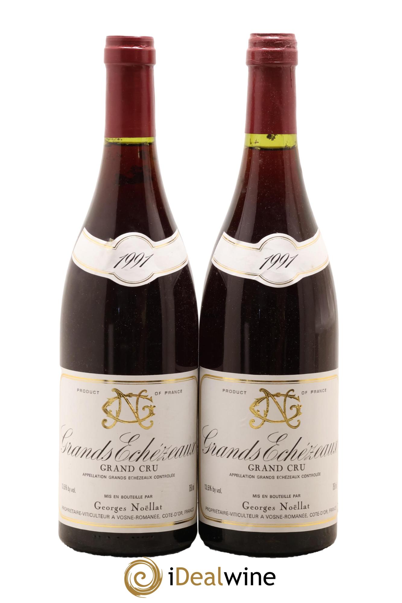 Grands-Echezeaux Grand Cru Georges Noëllat (Domaine) 1991 - Lot de 2 bouteilles - 0