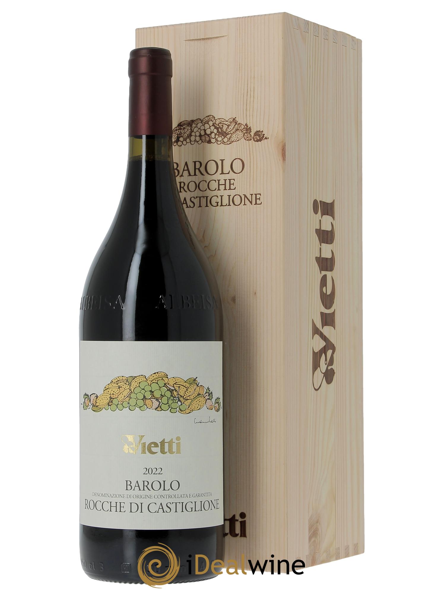 Barolo DOCG Castiglione Vietti 2022 - Lot de 1 magnum - 0