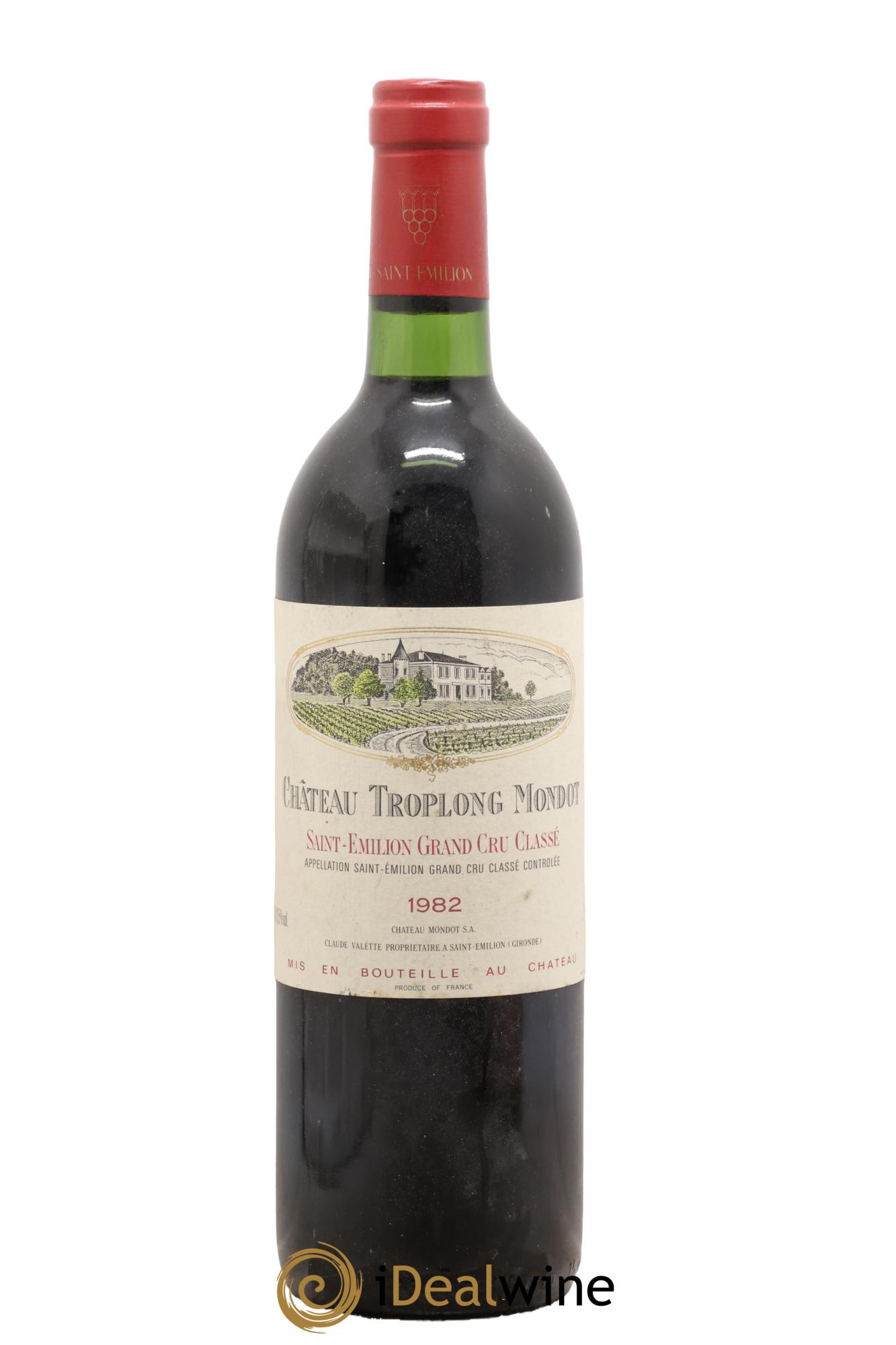 Château Troplong Mondot 1er Grand Cru Classé B 1982 - Posten von 1 Flasche - 0