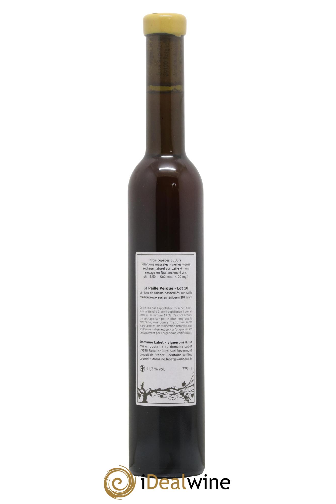 Vin de France Jura La Paille Perdue Domaine Labet 2010 - Lotto di 1 mezza bottiglia - 1
