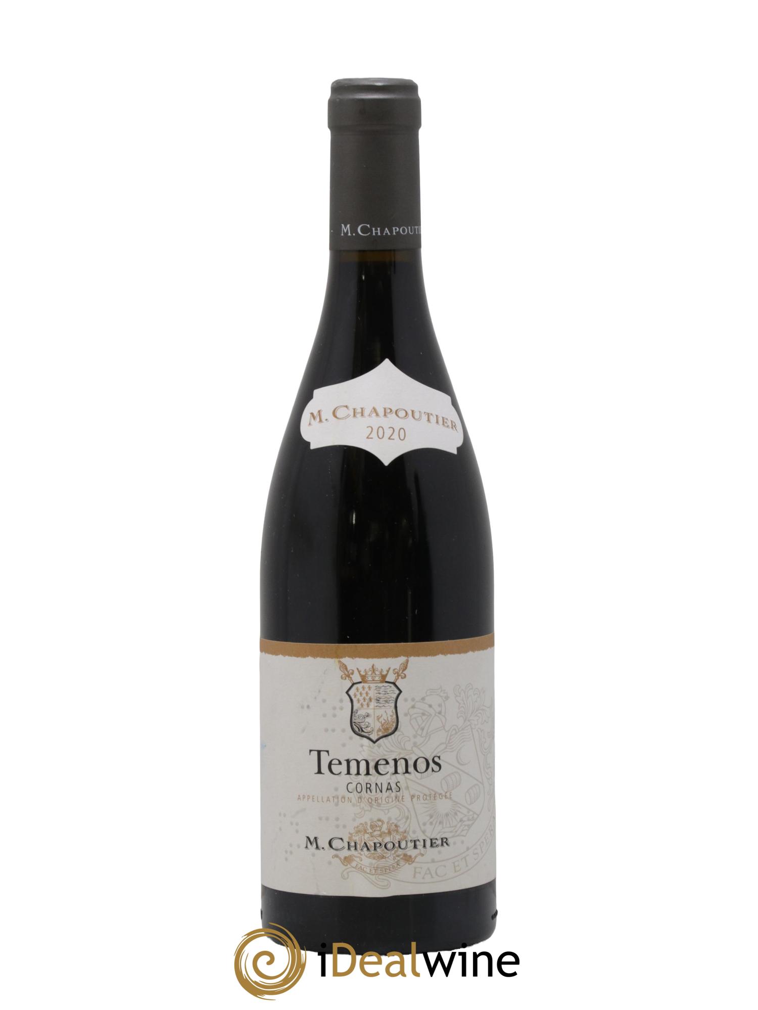 Cornas Temenos Chapoutier 2020 - Lot of 1 bottle - 0