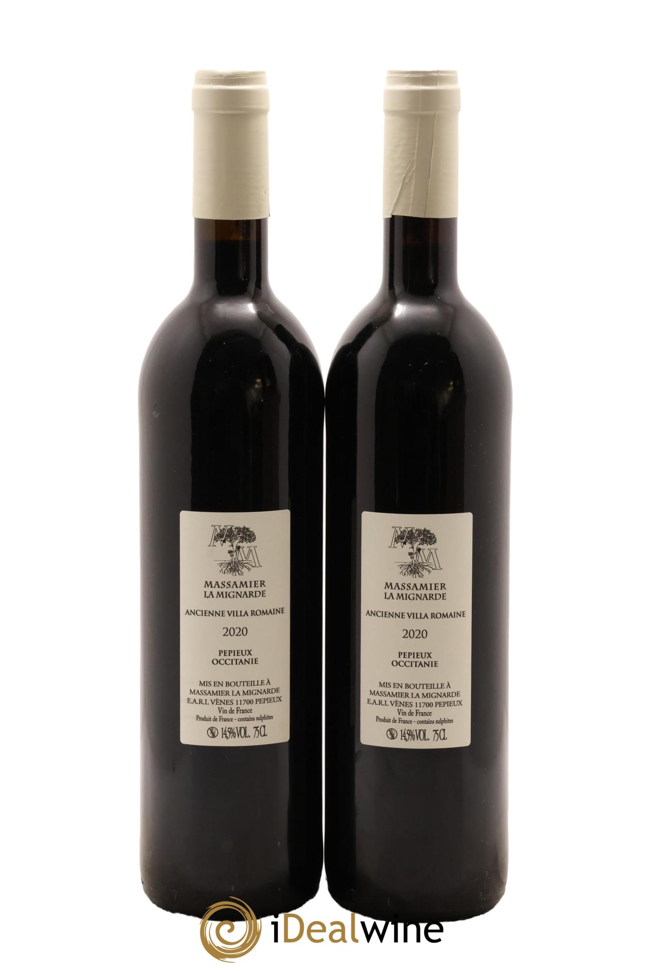 Vin de France Domus Maximus Château Massamier La Mignarde 2020 - Lot of 2 bottles - 1