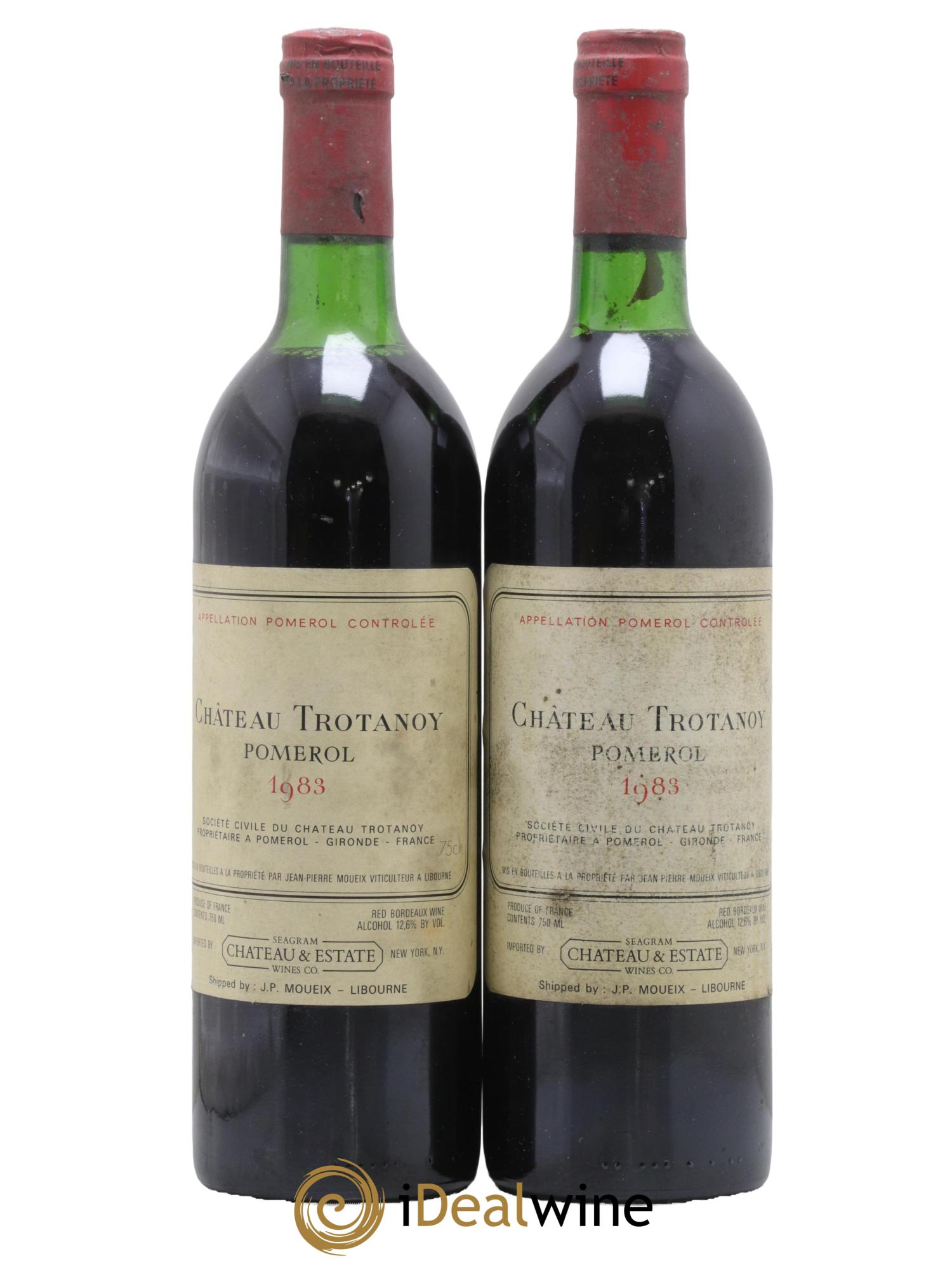 Château Trotanoy 1983 - Lot of 2 bottles - 0