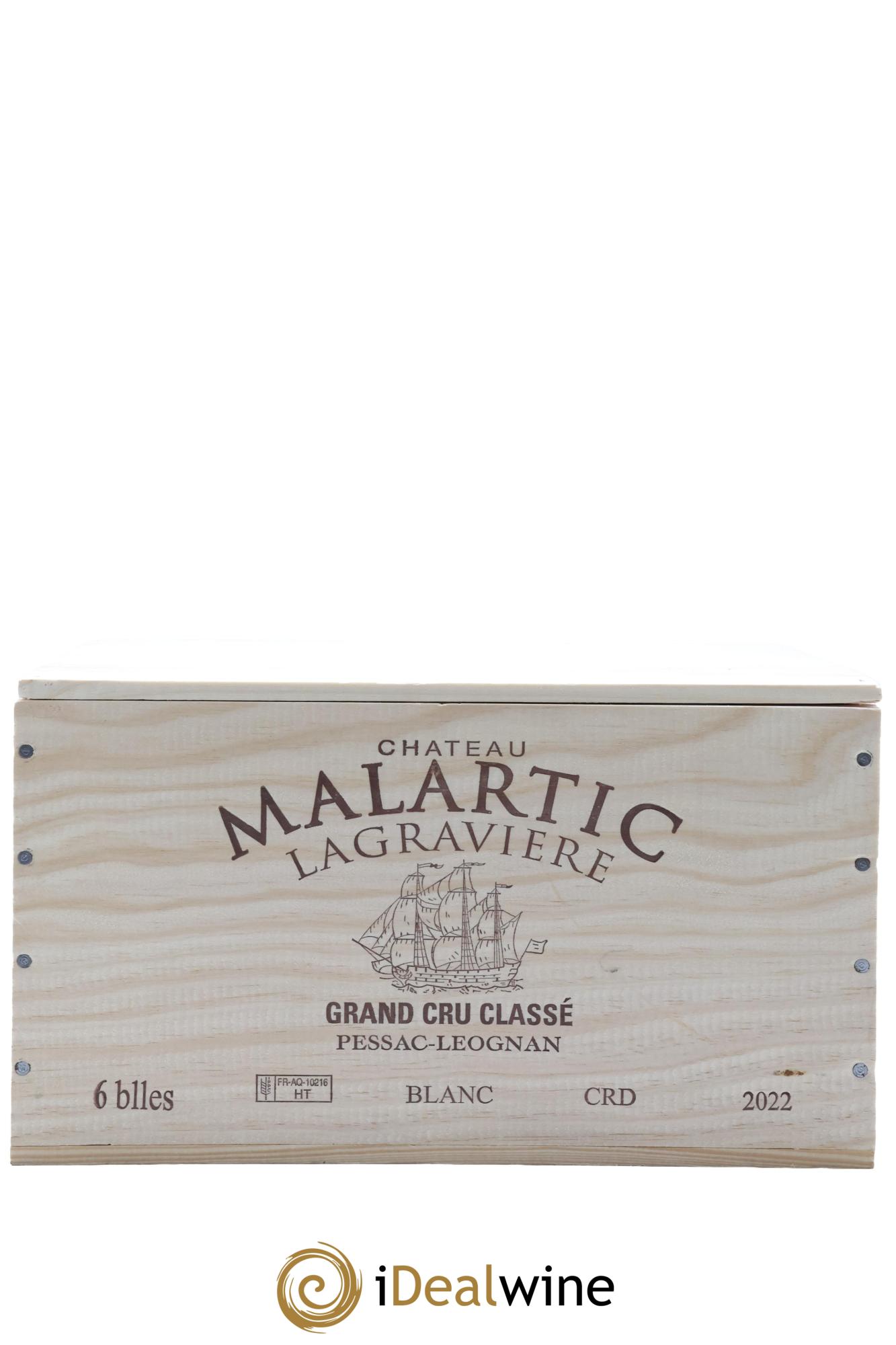 Château Malartic-Lagravière Cru Classé de Graves 2022 - Lot de 6 bouteilles - 1