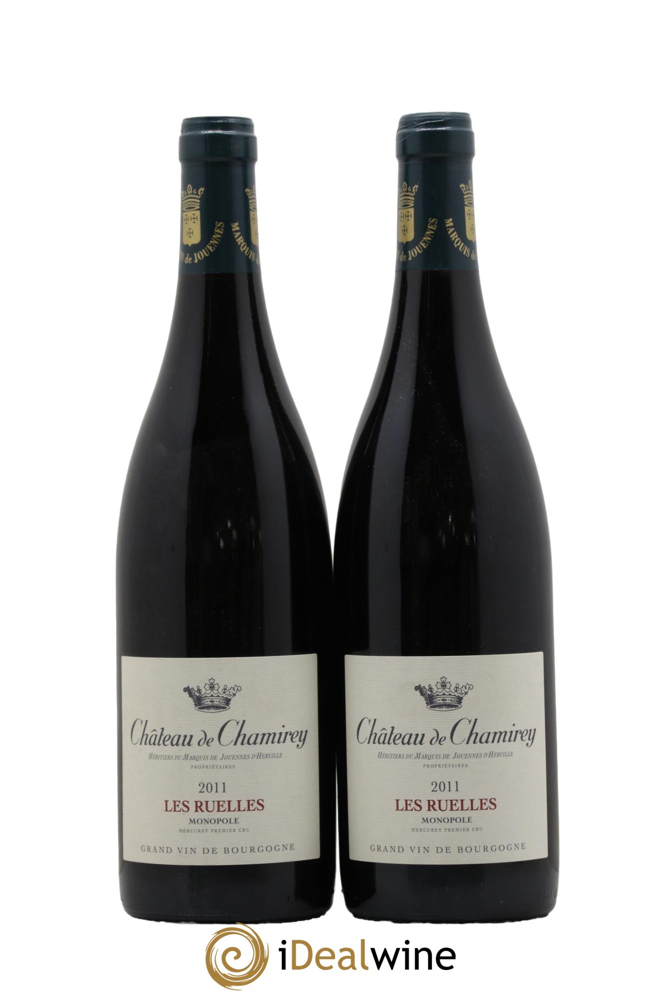 Mercurey 1er Cru Clos des Ruelles Château de Chamirey 2011 - Lot de 2 bouteilles - 0