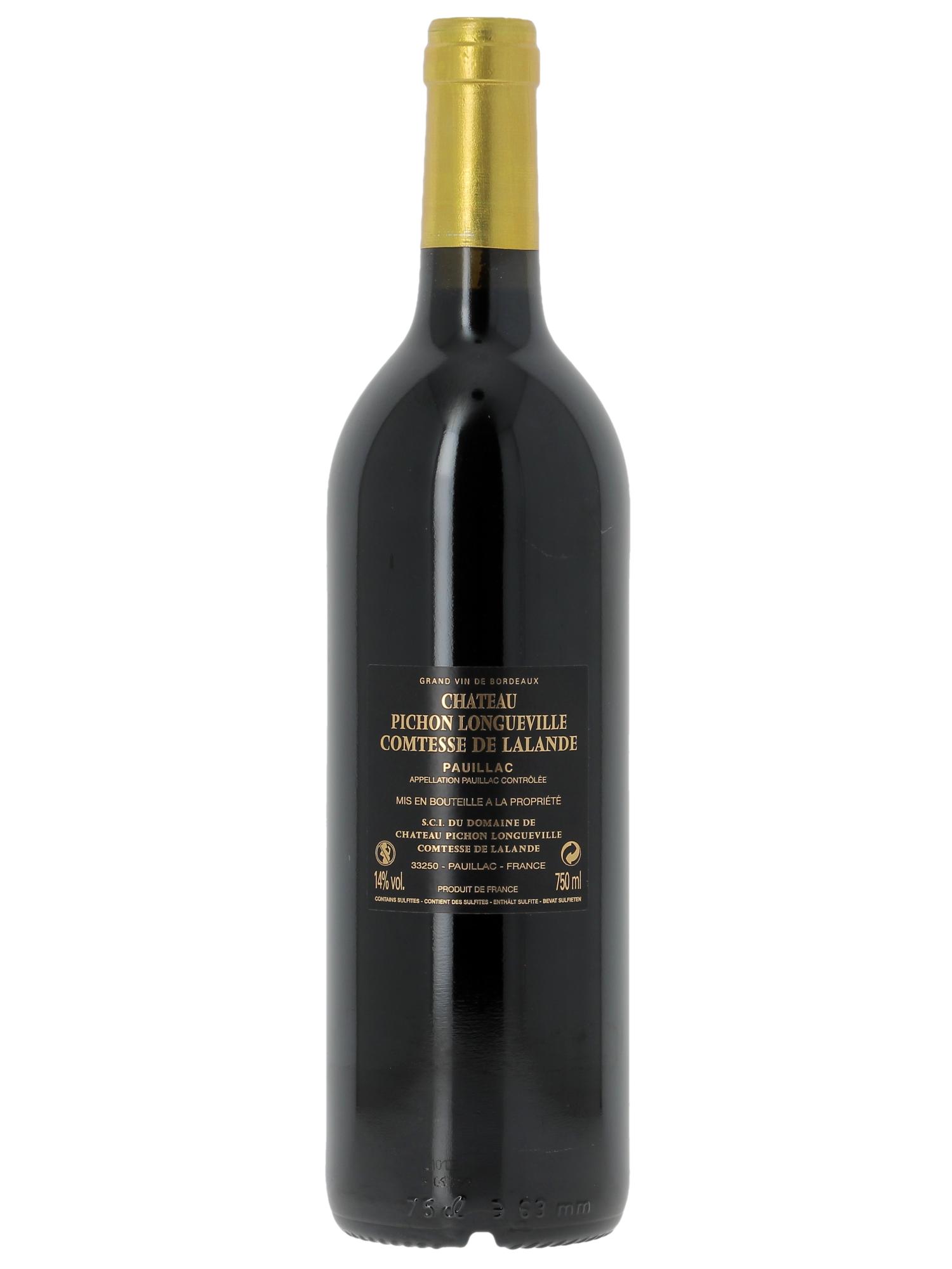 Château Pichon Longueville Comtesse de Lalande 2ème Grand Cru Classé (CBO à partir de 6 bts) 2010 - Lot de 1 bouteille - 1
