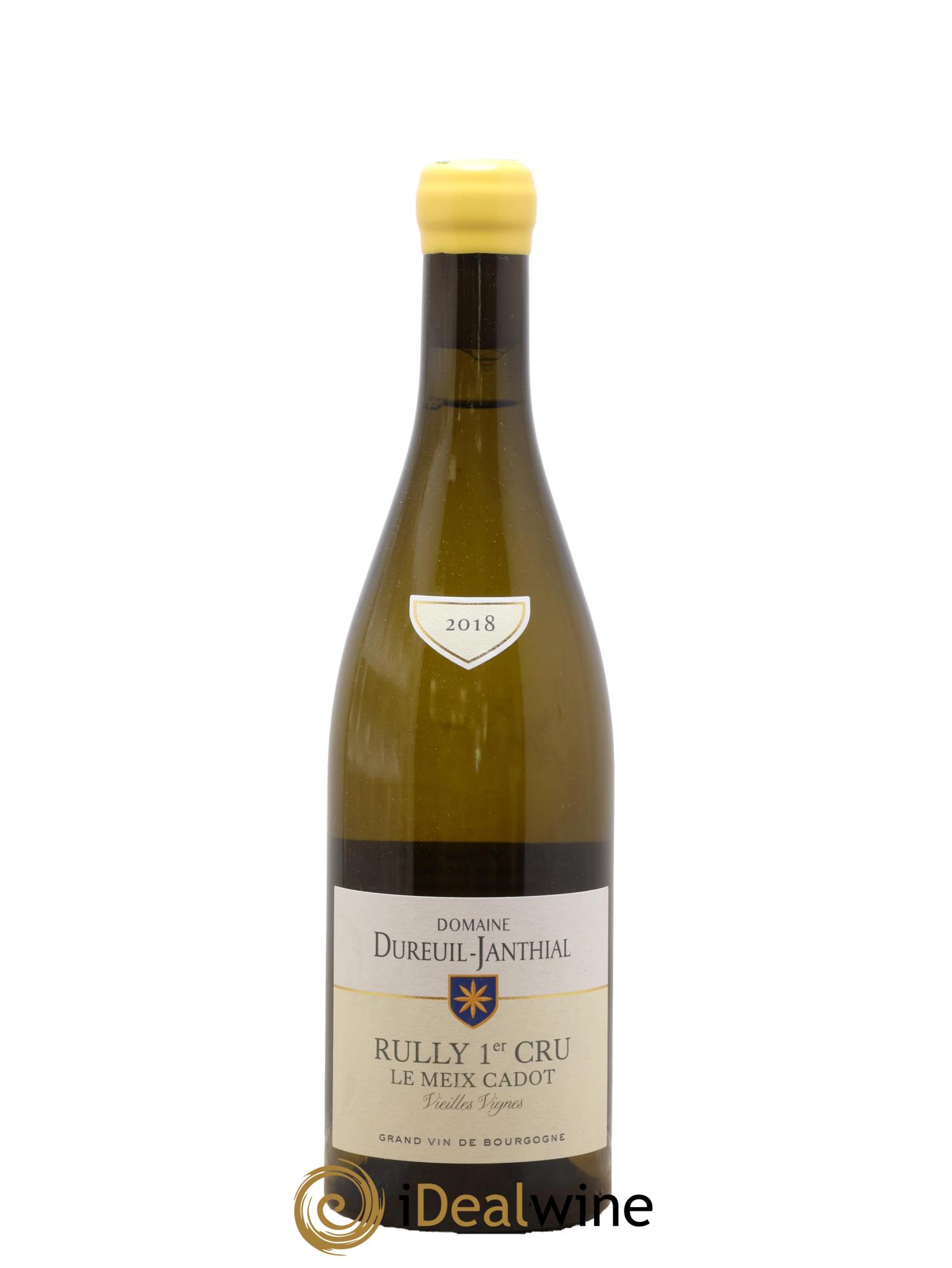 Rully 1er Cru Le Meix Cadot Vieilles Vignes Vincent Dureuil-Janthial 2018 - Lot de 1 bouteille - 0