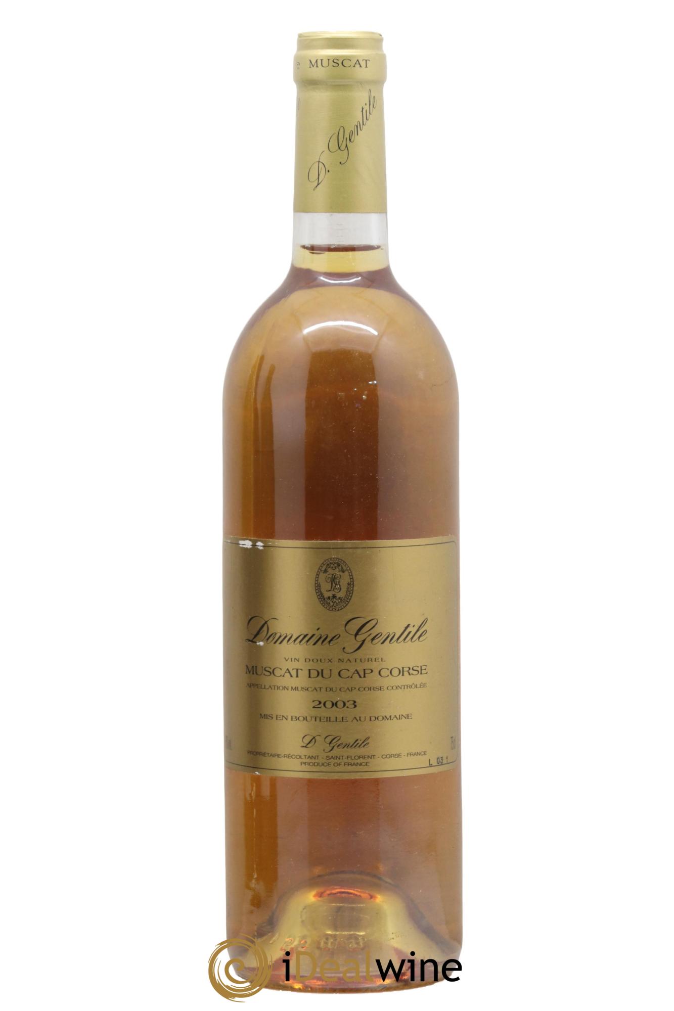 Muscat du Cap Corse Domaine Gentile 2003 - Lotto di 1 bottiglia - 0