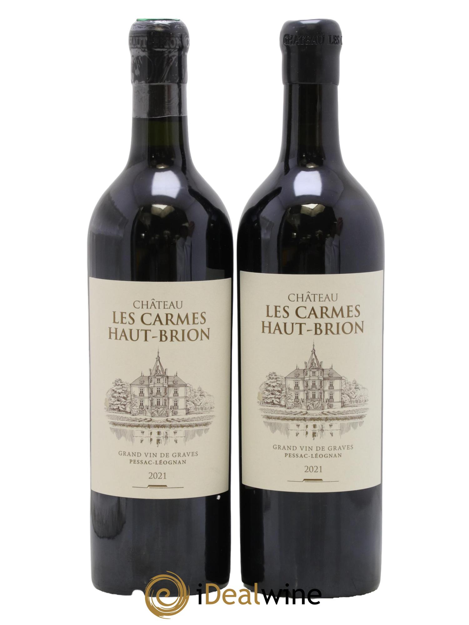 Château Les Carmes Haut-Brion 2021 - Lot de 2 bouteilles - 0