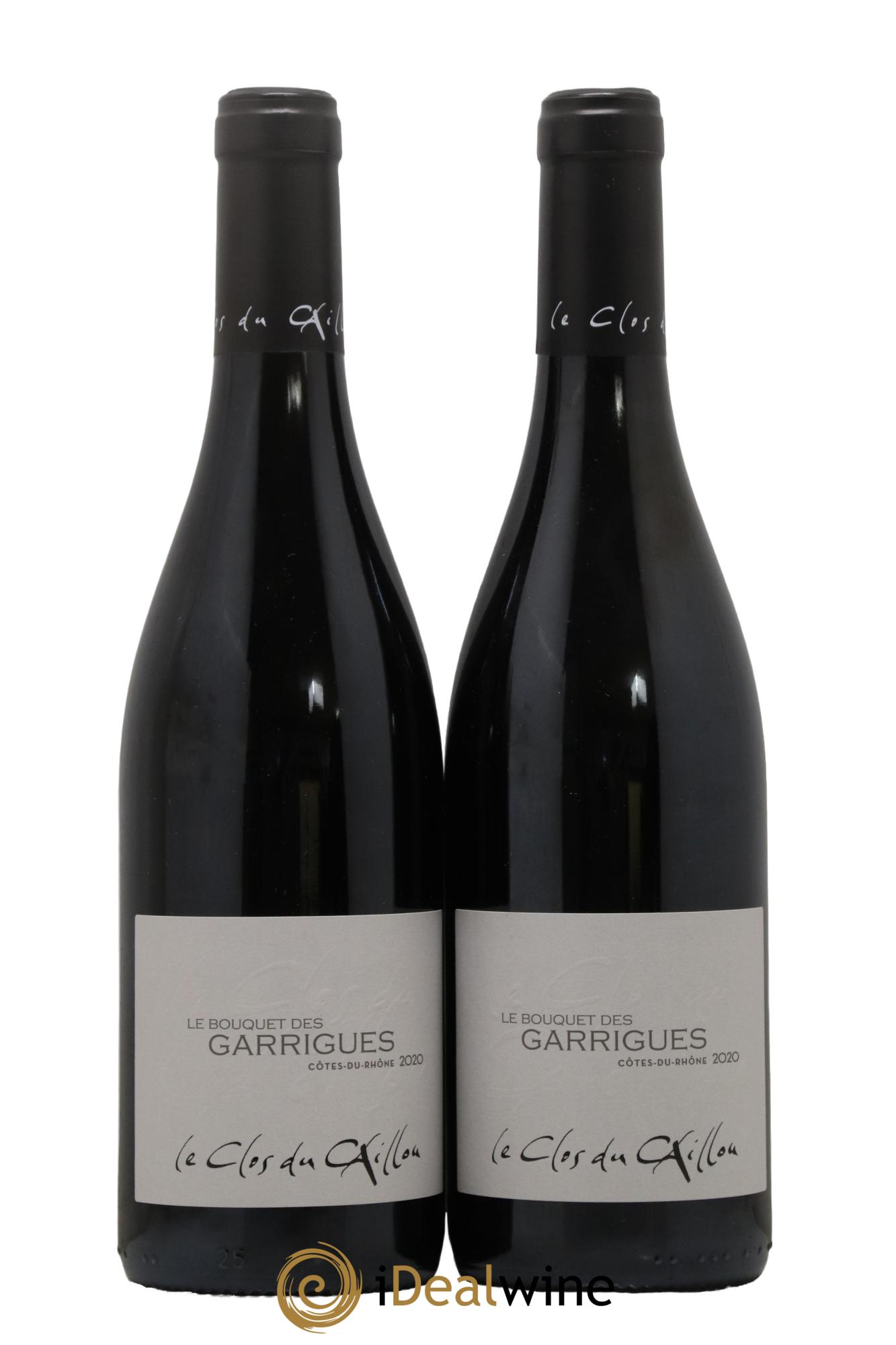 Côte du Rhône Le Bouquet des Garrigues Clos du Caillou - Sylvie Vacheron  2020 - Lot of 2 bottles - 0