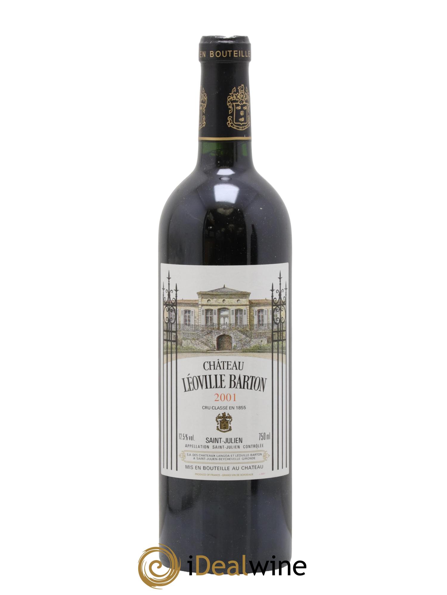 Château Léoville Barton 2ème Grand Cru Classé 2001 - Lotto di 1 bottiglia - 0
