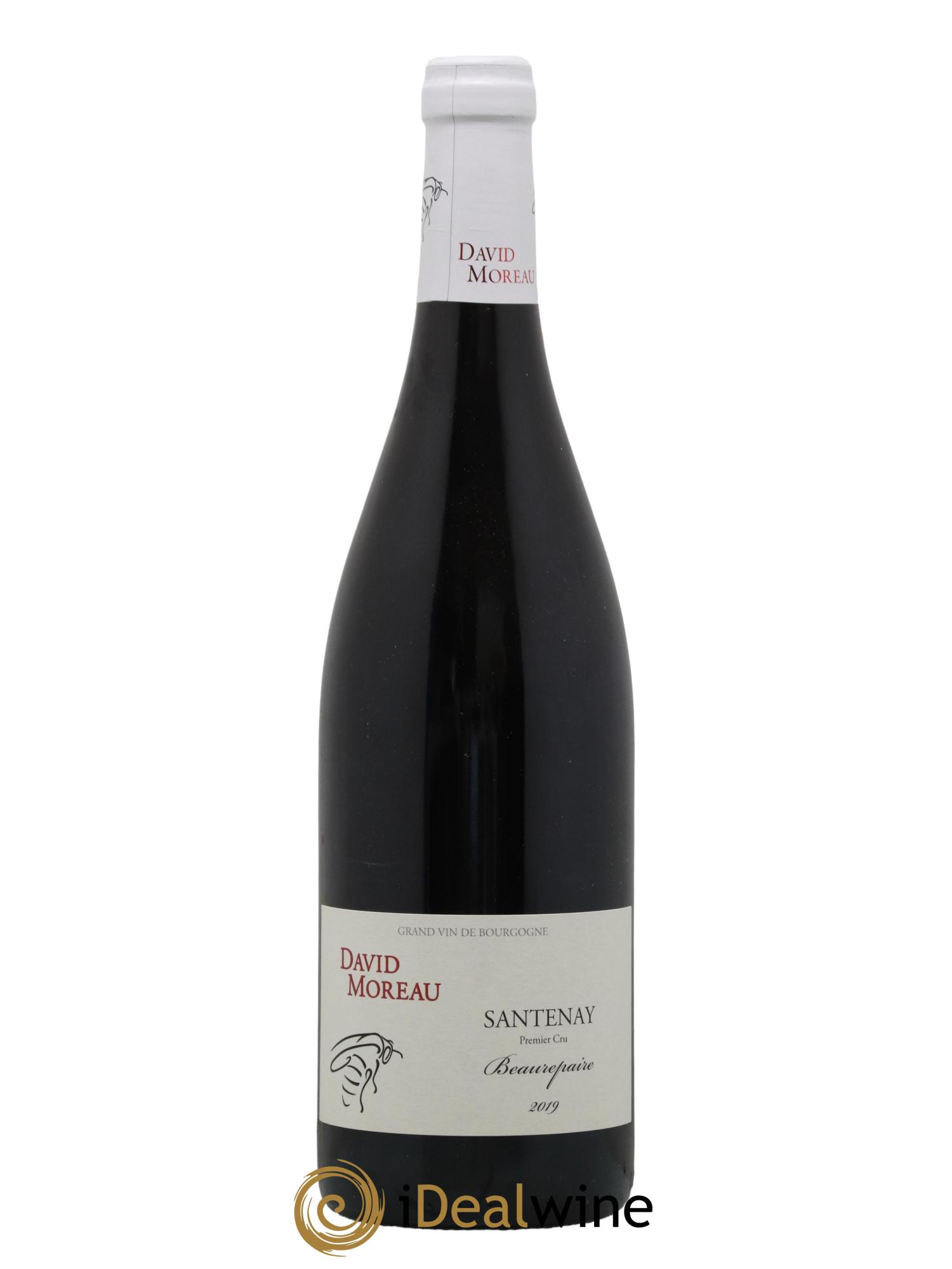 Santenay 1er Cru Beaurepaire David Moreau 2019 - Lot de 1 bouteille - 0