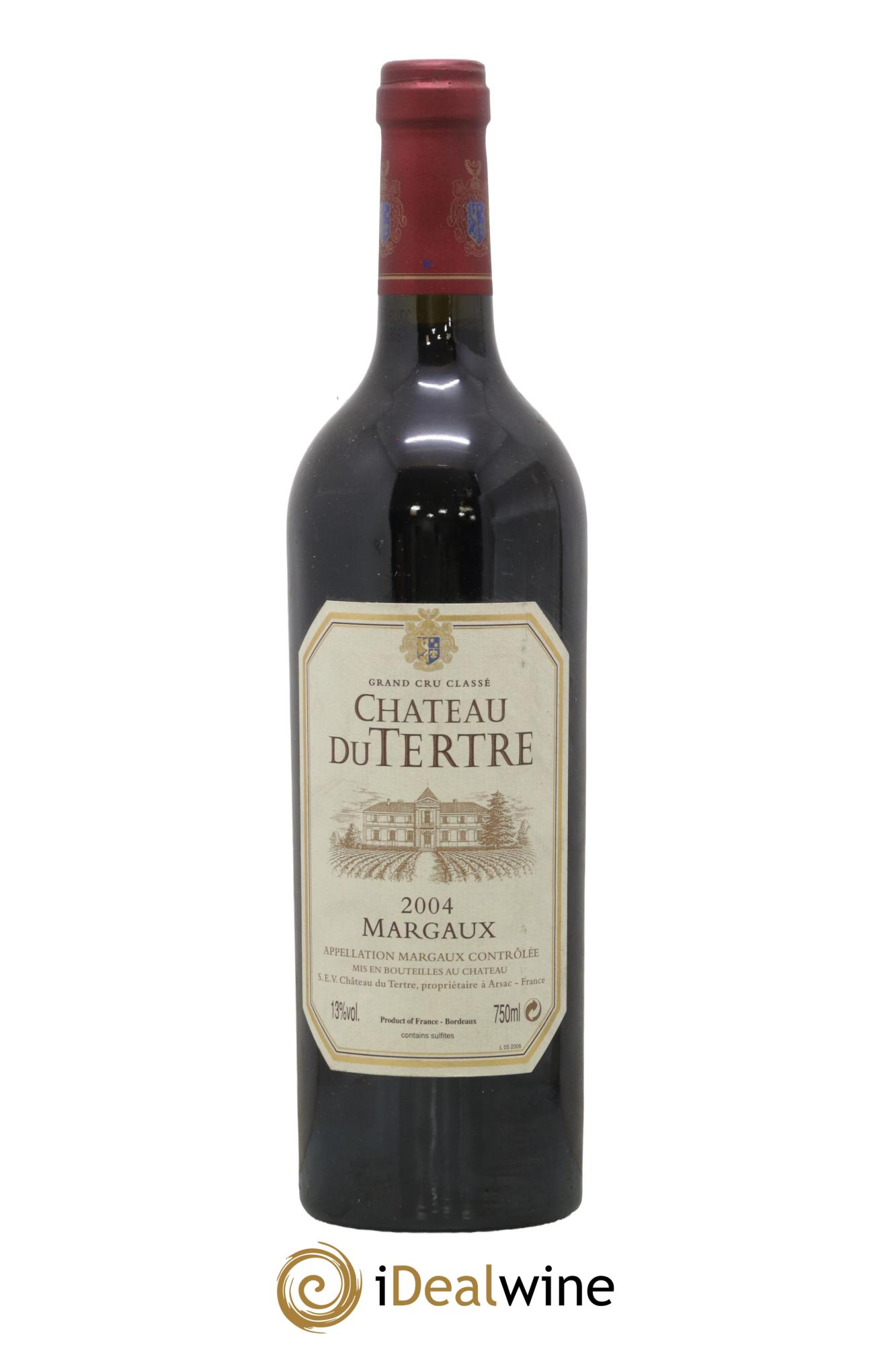 Château du Tertre 5ème Grand Cru Classé 2004 - Posten von 1 Flasche - 0