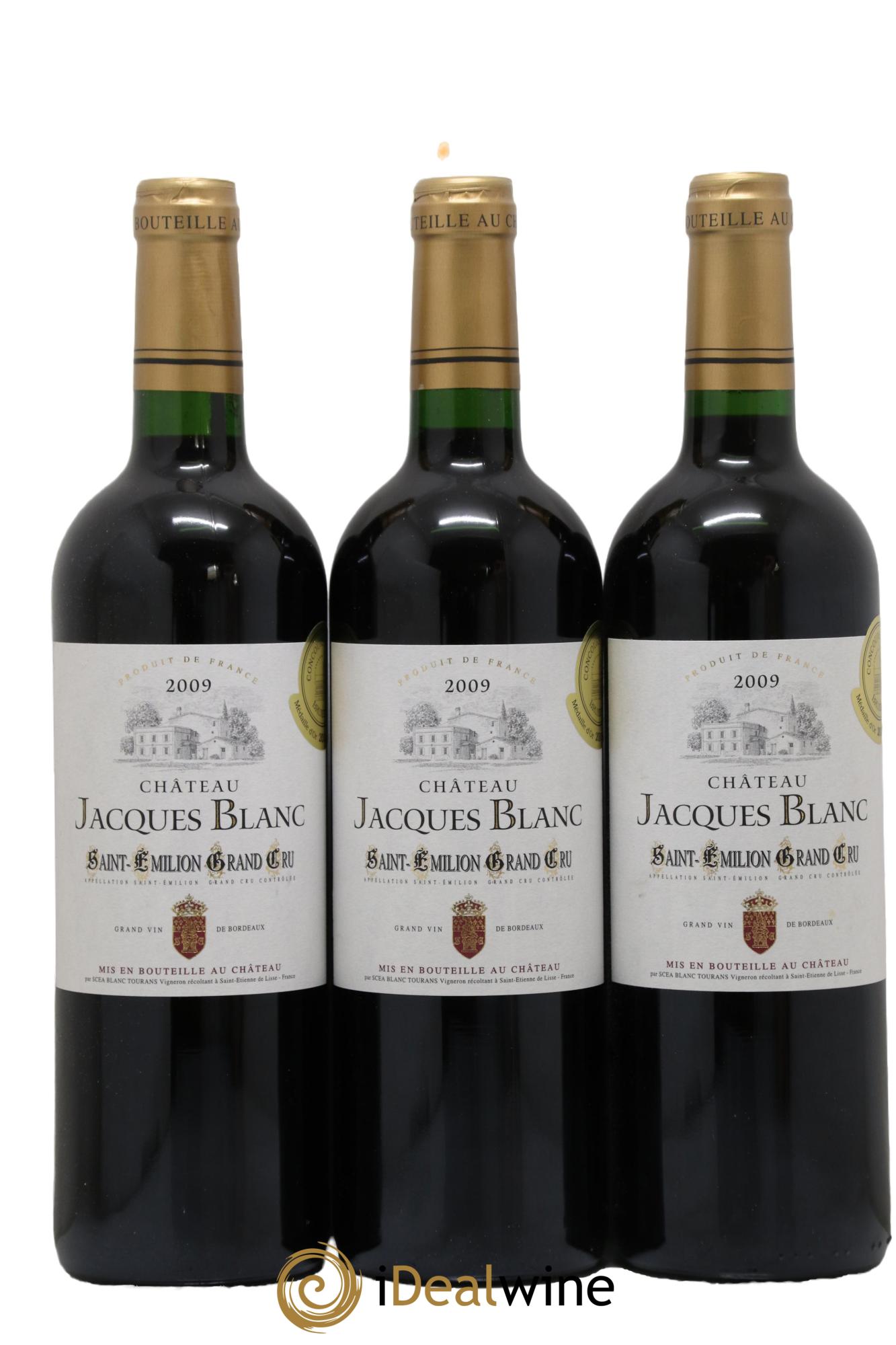 Château Jacques Blanc 2009 - Lot of 6 bottles - 1