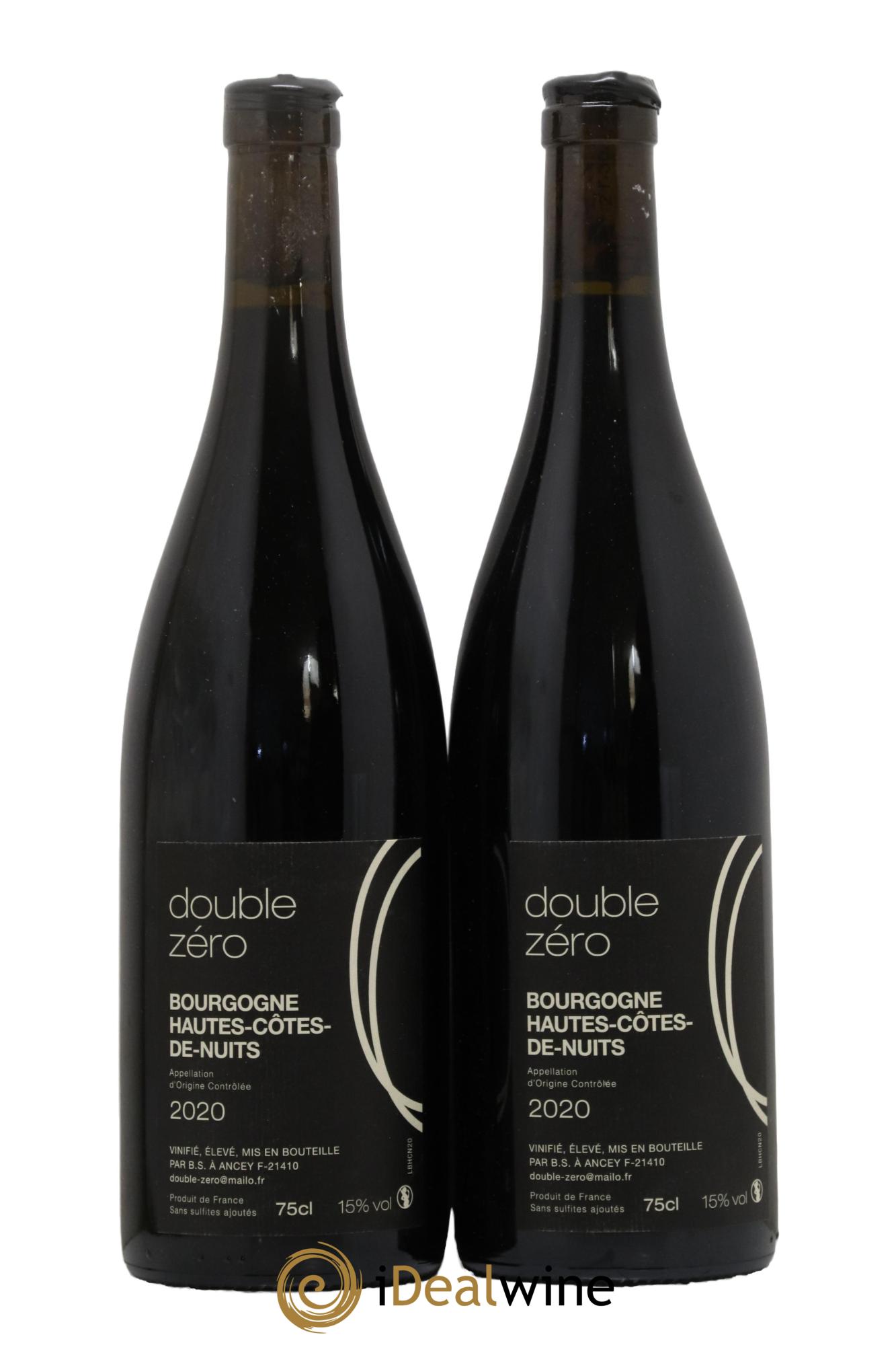 Hautes-Côtes de Nuits Double Zéro 2020 - Lot de 2 bouteilles - 0