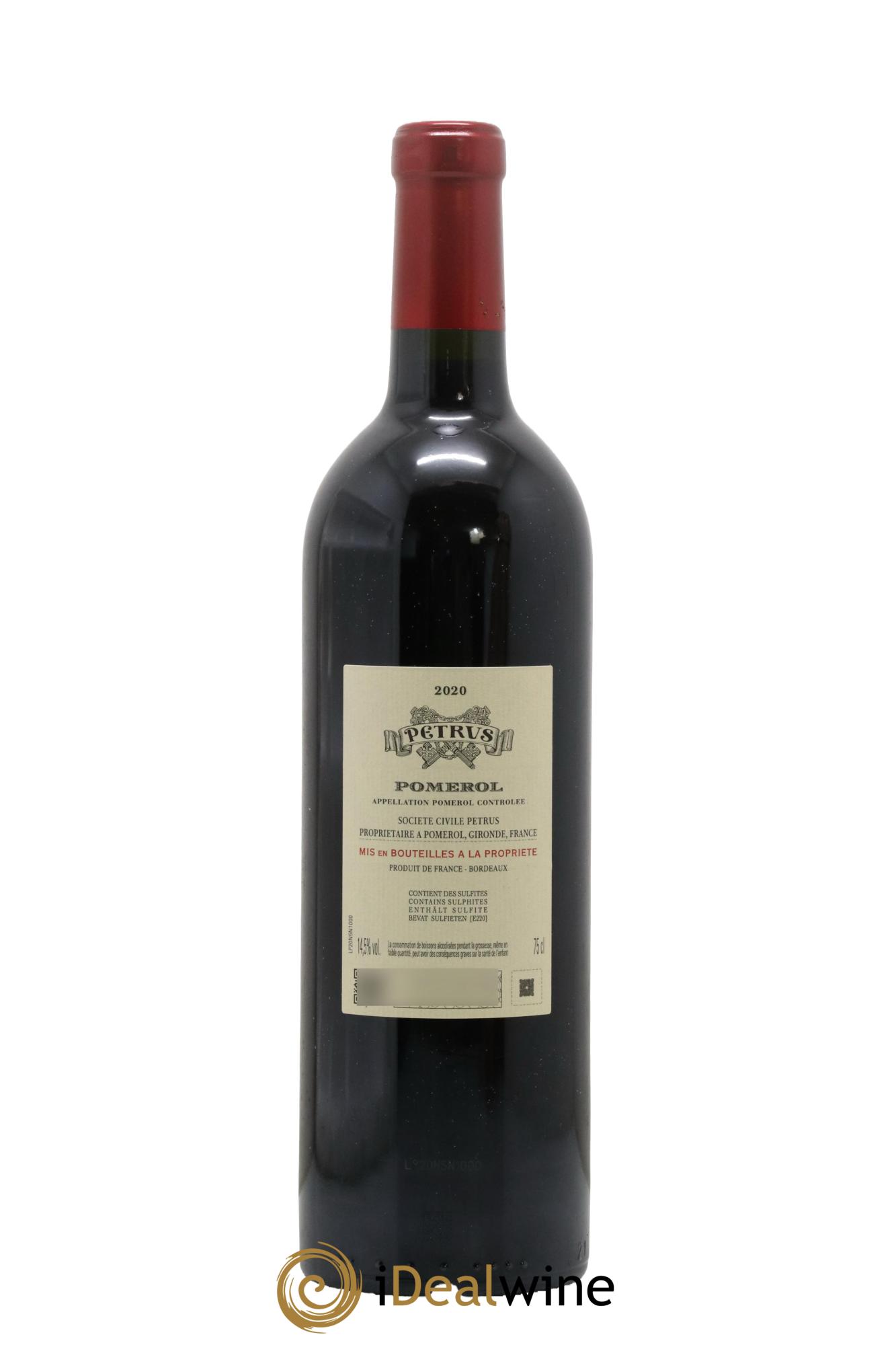 Petrus 2020 - Lot de 1 bouteille - 1