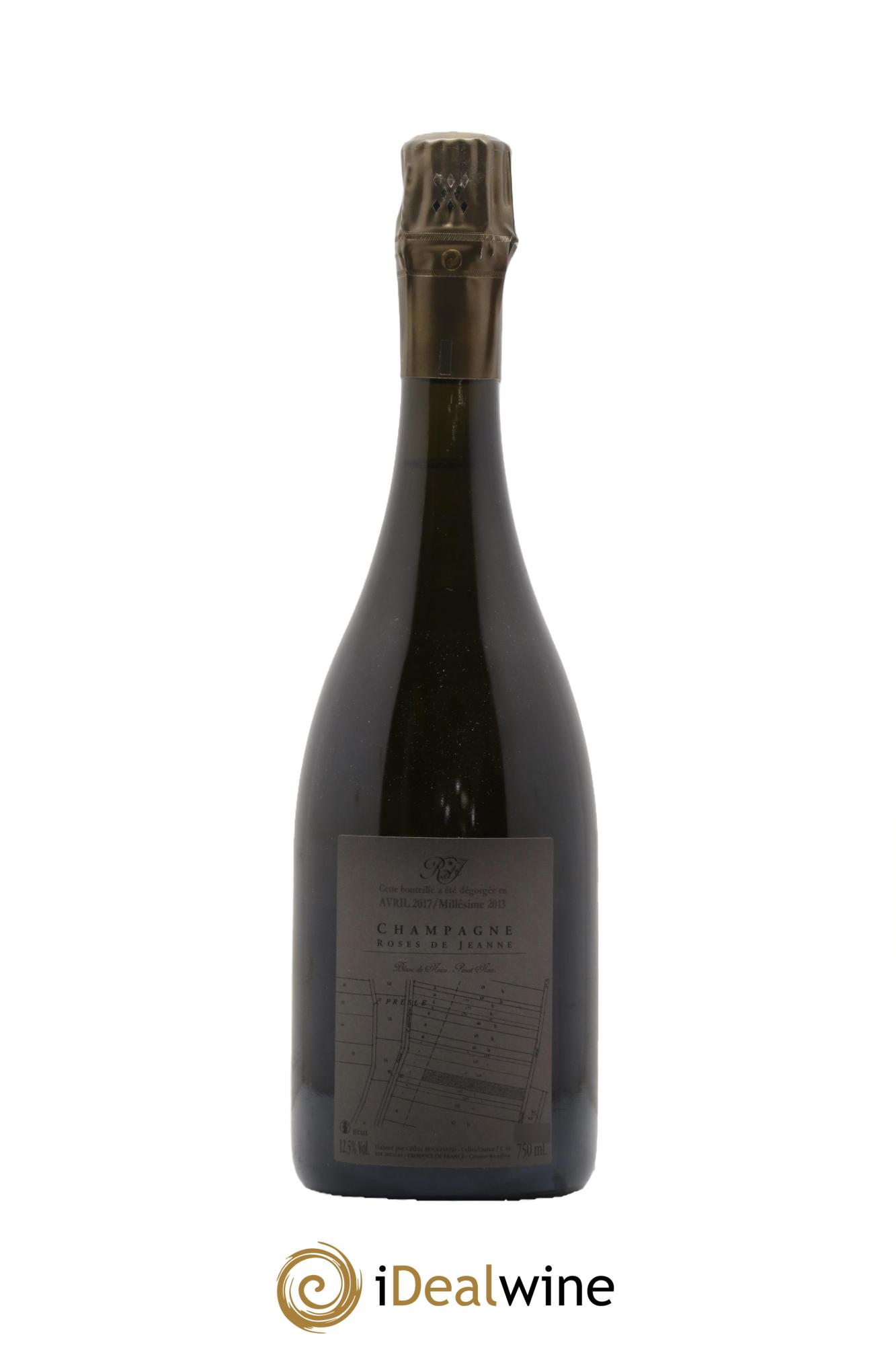 Roses de Jeanne Presle Blanc de Noirs Cédric Bouchard 2013 - Lot de 1 bouteille - 1