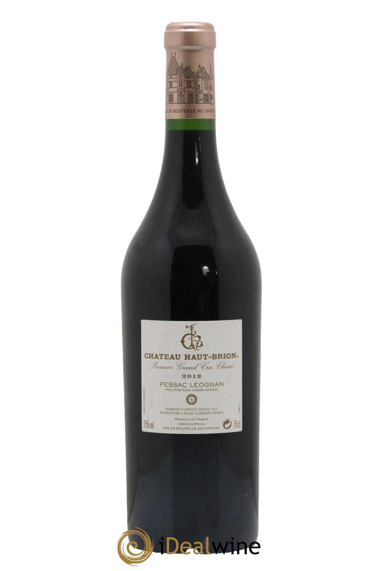 Château Haut Brion 1er Grand Cru Classé  2012 - Lotto di 1 bottiglia - 1