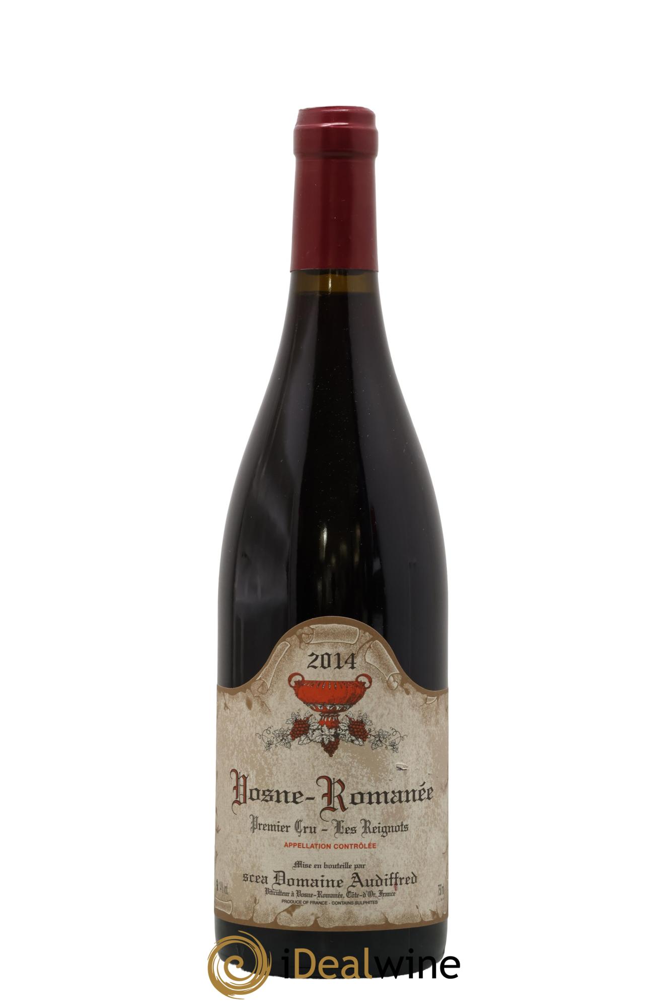 Vosne-Romanée 1er Cru Les Reignots Domaine Audiffred 2014 - Lot de 1 bouteille - 0