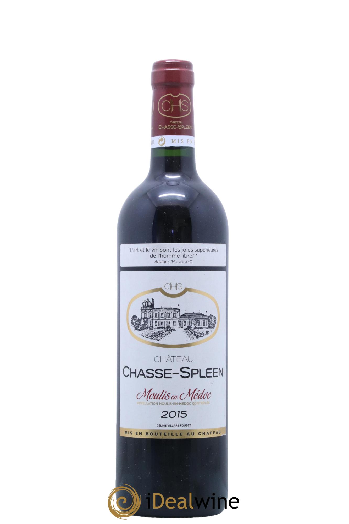 Château Chasse Spleen 2015 - Lot de 1 bouteille - 0