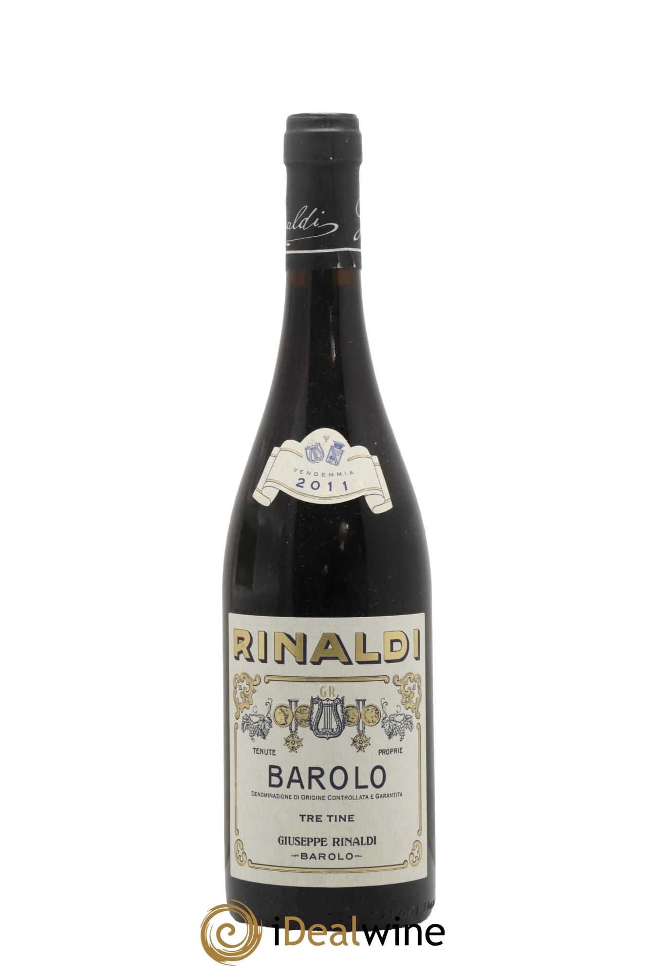 Barolo DOCG Tre Tine Giuseppe Rinaldi 2011 - Posten von 1 Flasche - 0