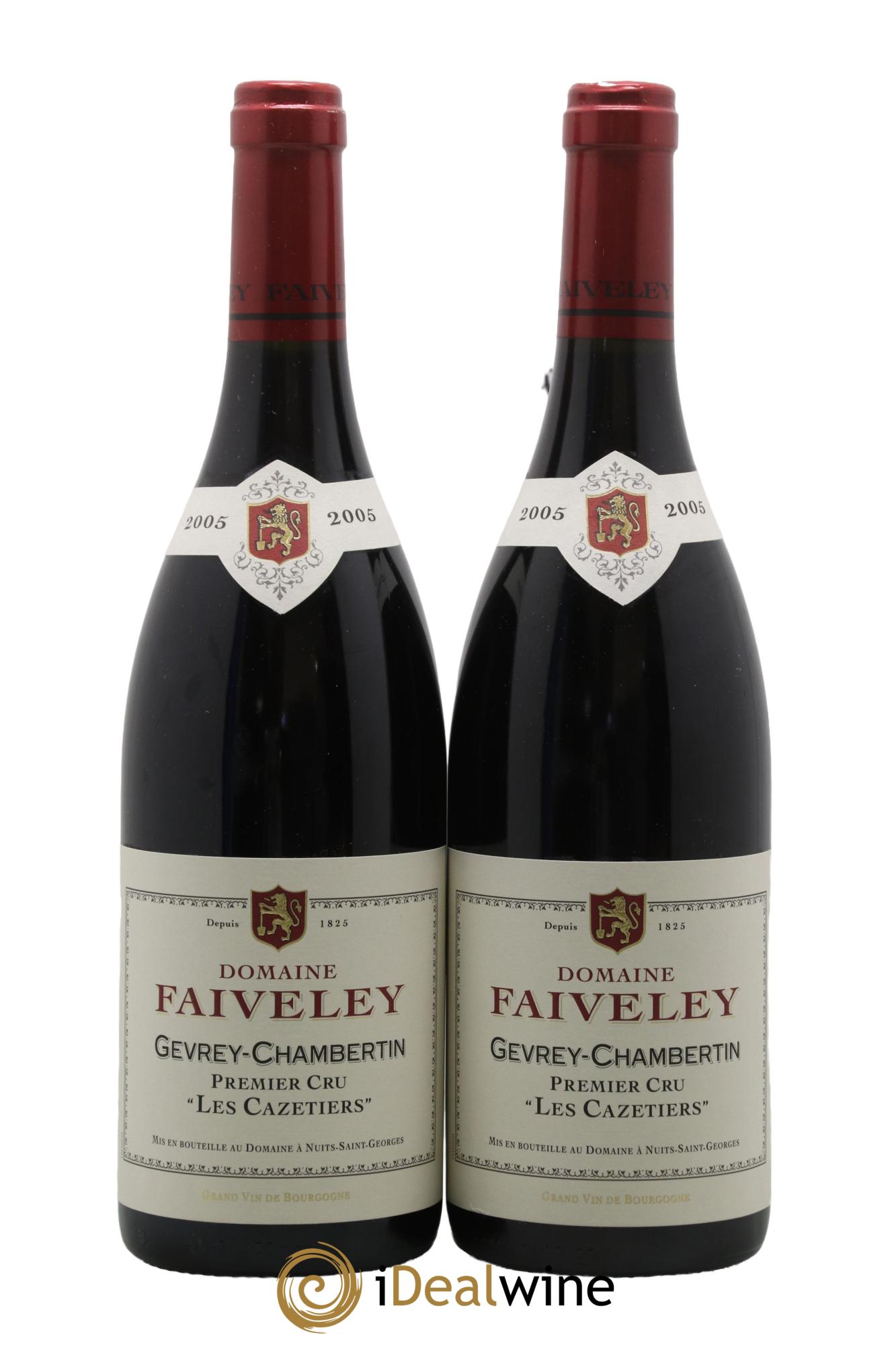 Gevrey-Chambertin 1er Cru Les Cazetiers Faiveley 2005 - Lotto di 2 bottiglie - 0