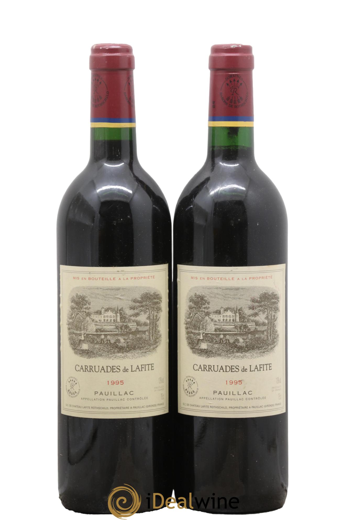 Carruades de Lafite Rothschild Second Vin 1995 - Lotto di 2 bottiglie - 0