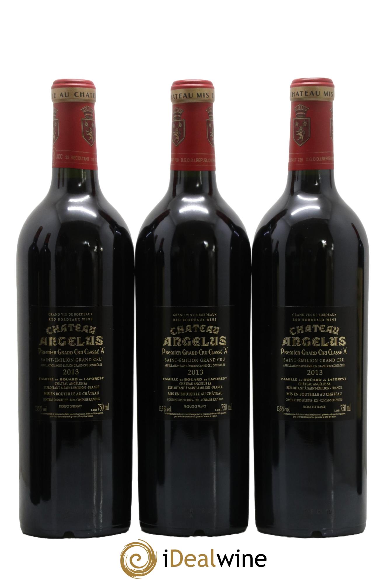 Château Angélus 1er Grand Cru Classé A 2013 - Lot de 12 bouteilles - 4