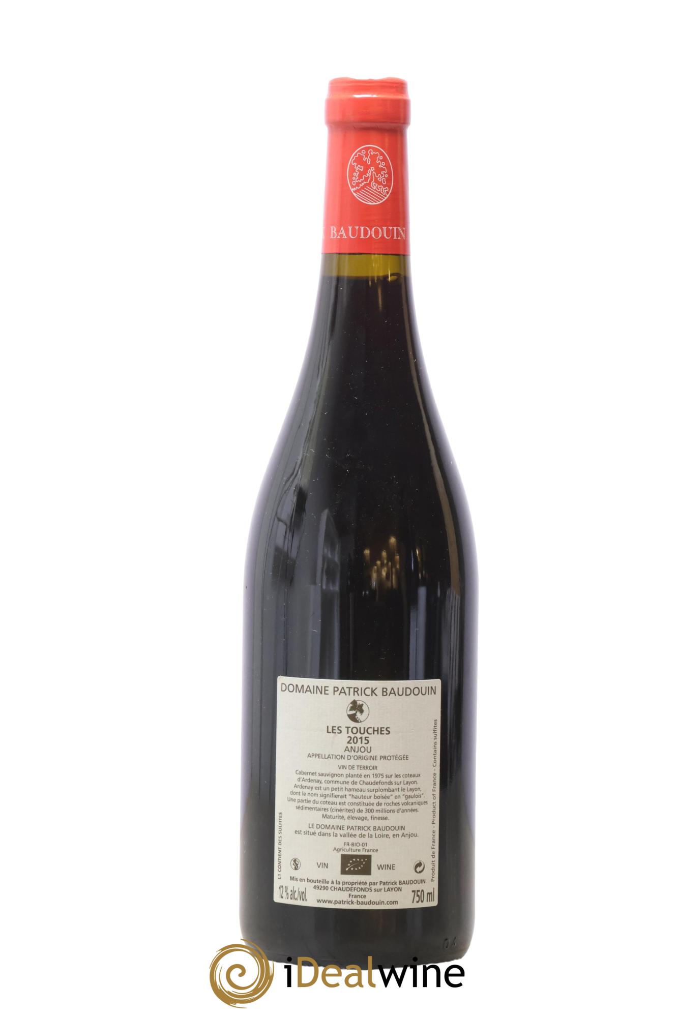 Anjou Les Touches Patrick Baudouin 2015 - Lot of 1 bottle - 1