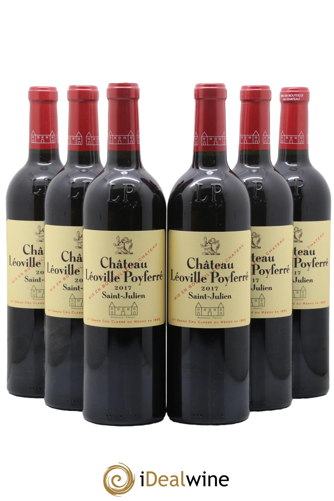 Château Léoville Poyferré 2ème Grand Cru Classé 2017 - Lot of 6 bottles - 0