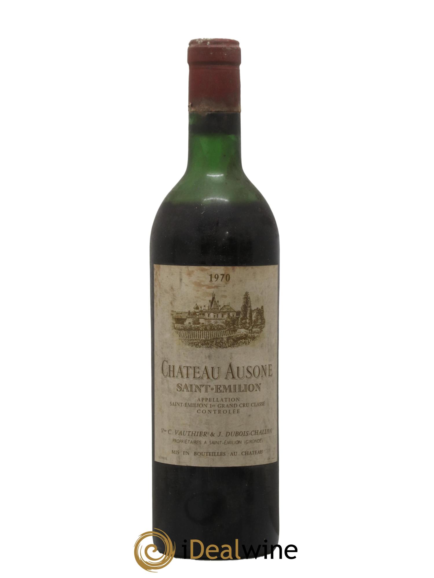 Château Ausone 1er Grand Cru Classé A 1970 - Lot de 1 bouteille - 0