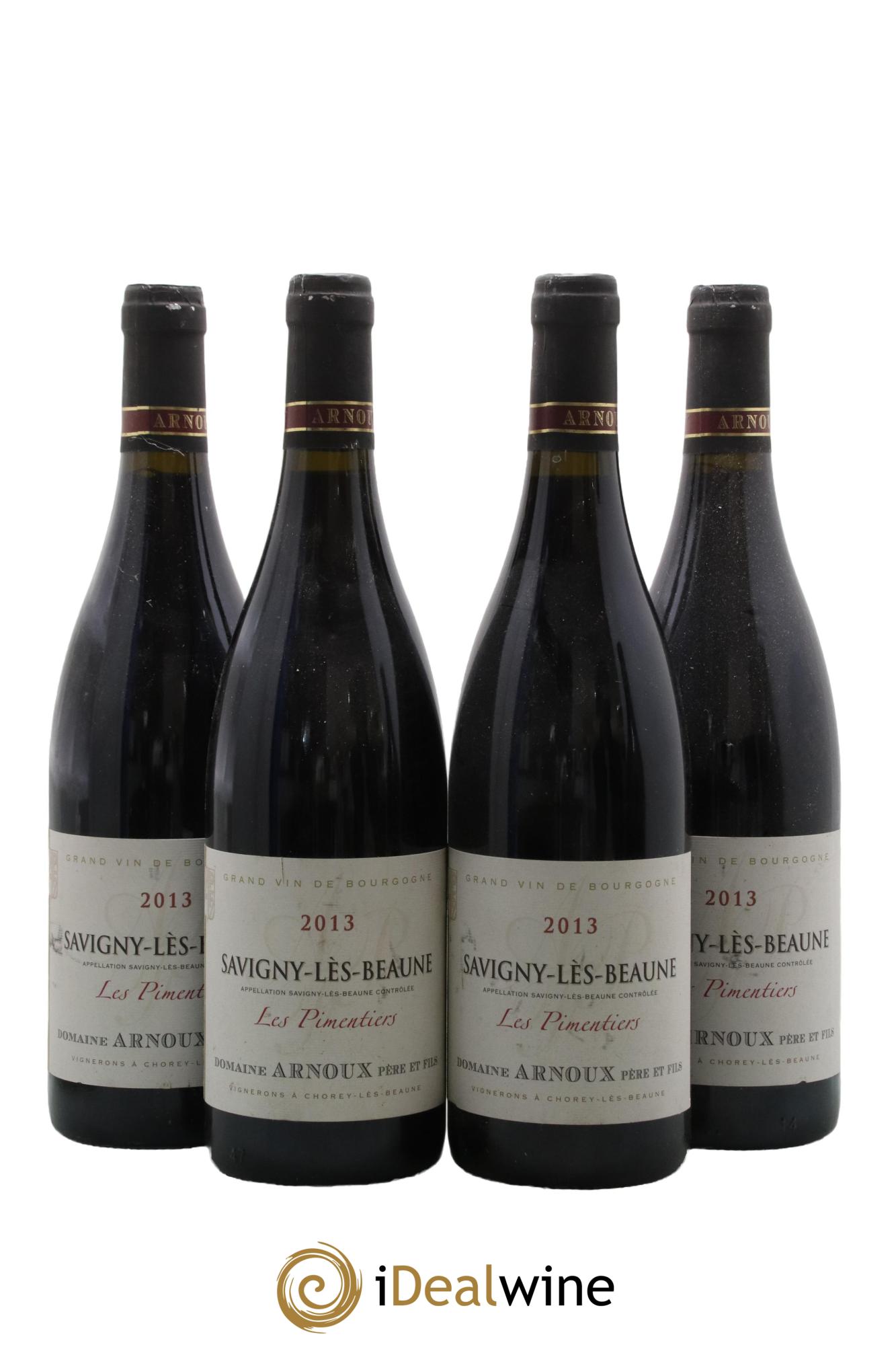 Savigny-lès-Beaune Les Pimentiers Domaine Arnoux Père et Fils 2013 - Lot de 4 bouteilles - 0