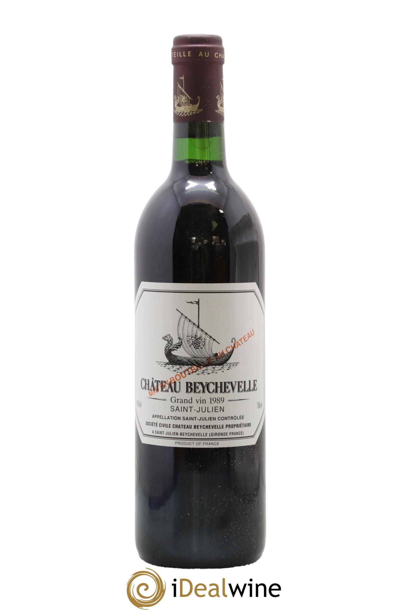 Château Beychevelle 4ème Grand Cru Classé 1989 - Lot de 1 bouteille - 0