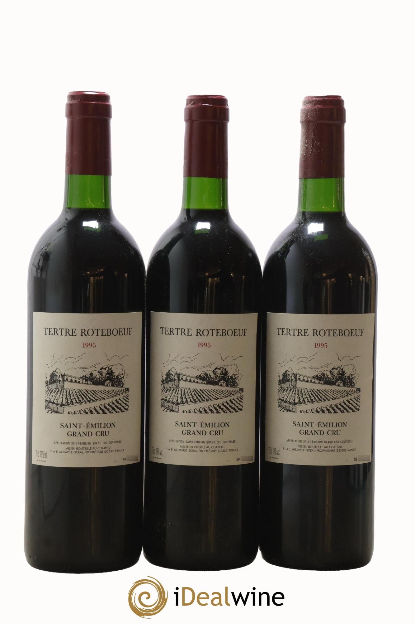 Château Tertre Roteboeuf 1995 - Posten von 6 Flaschen - 1