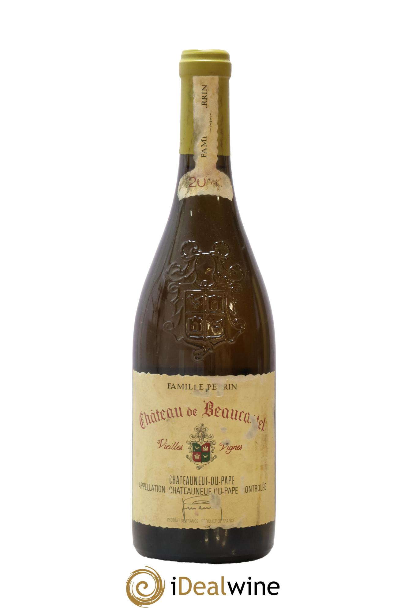 Châteauneuf-du-Pape Château de Beaucastel Vieilles vignes Roussanne Famille Perrin 2010 - Lot de 1 bouteille - 0