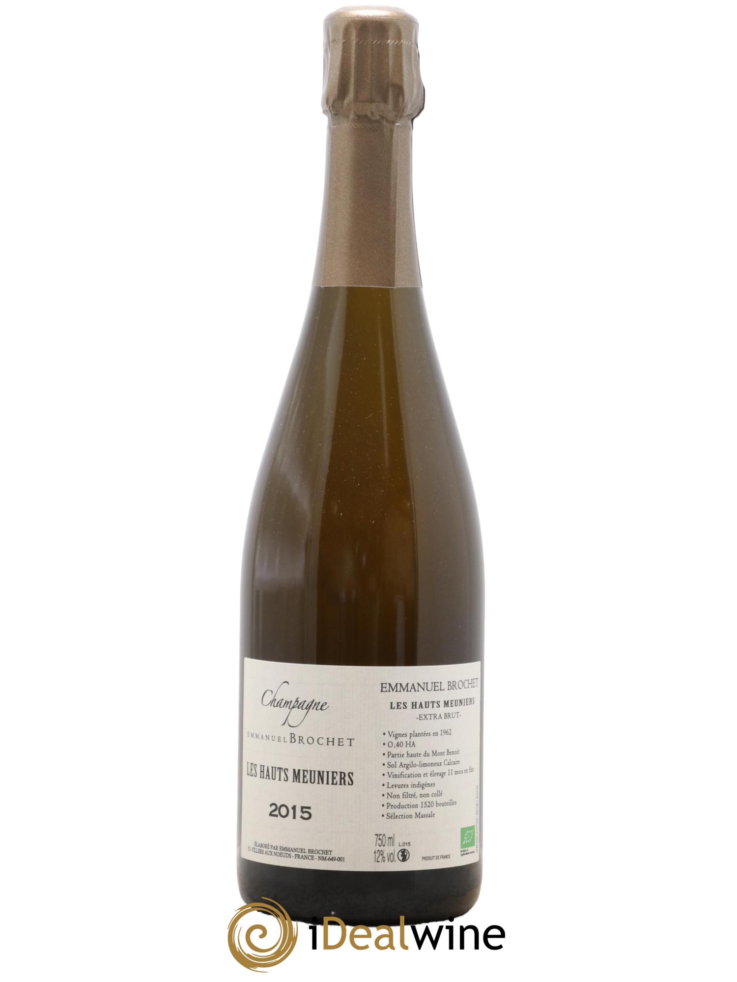 Les Hauts Meuniers Extra-Brut Emmanuel Brochet 2015 - Lot of 1 bottle - 0