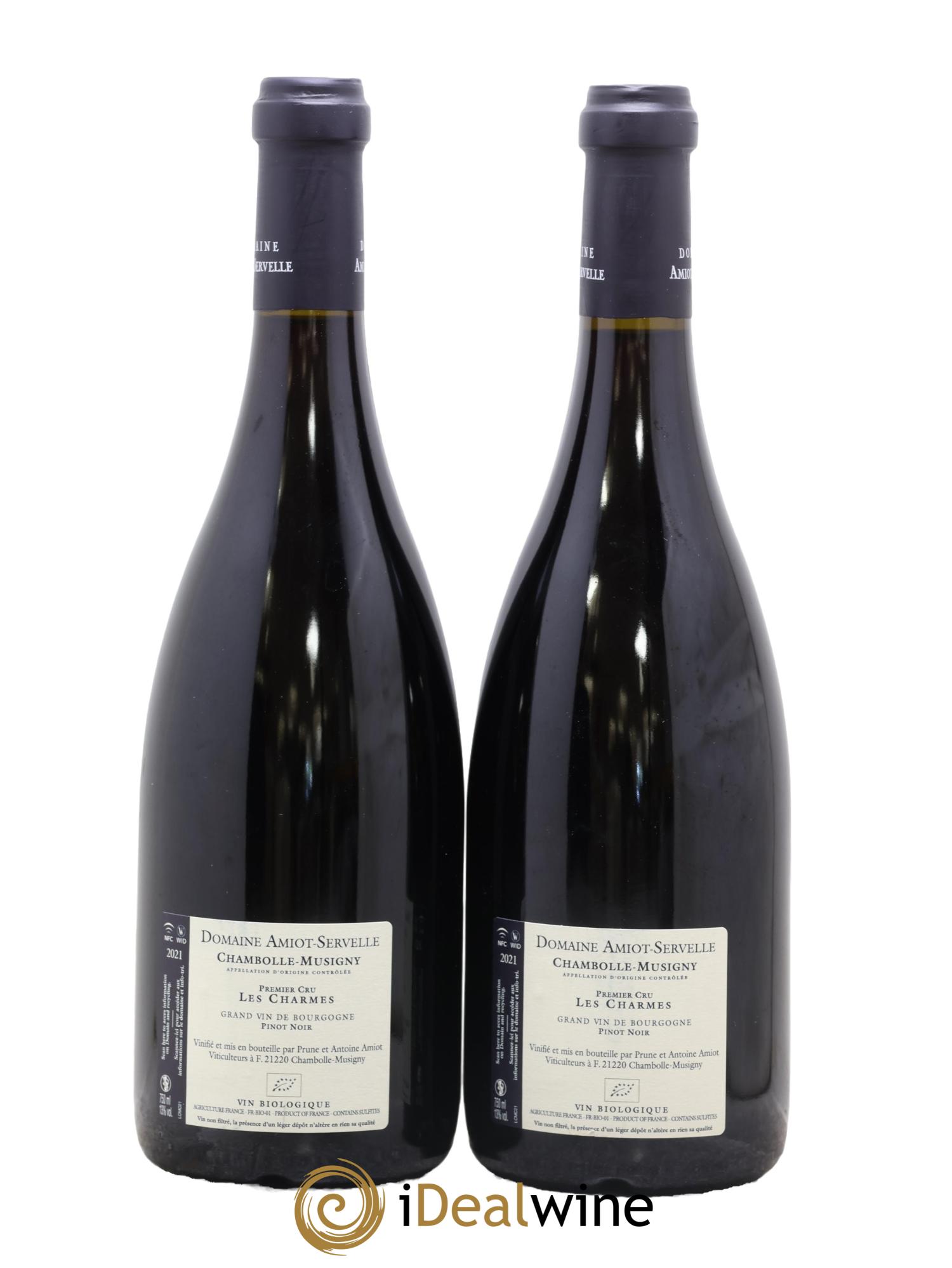 Chambolle-Musigny 1er Cru Les Charmes Amiot-Servelle 2021 - Lot of 2 bottles - 1