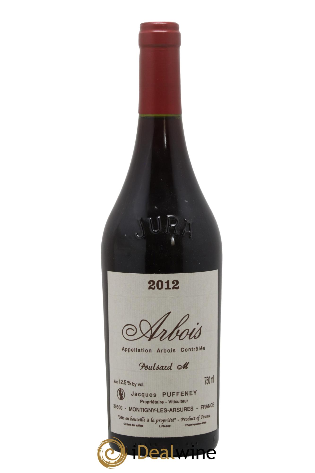 Arbois Poulsard M Jacques Puffeney 2012 - Lot de 1 bouteille - 0