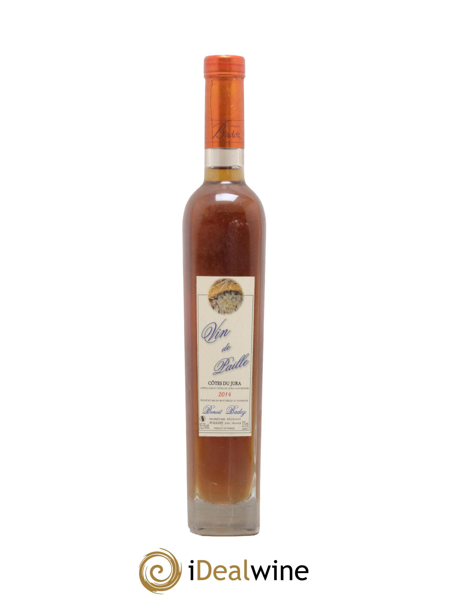 Côtes du Jura Vin de Paille Benoit Badoz 2014 - Lot of 1 half-bottle - 0