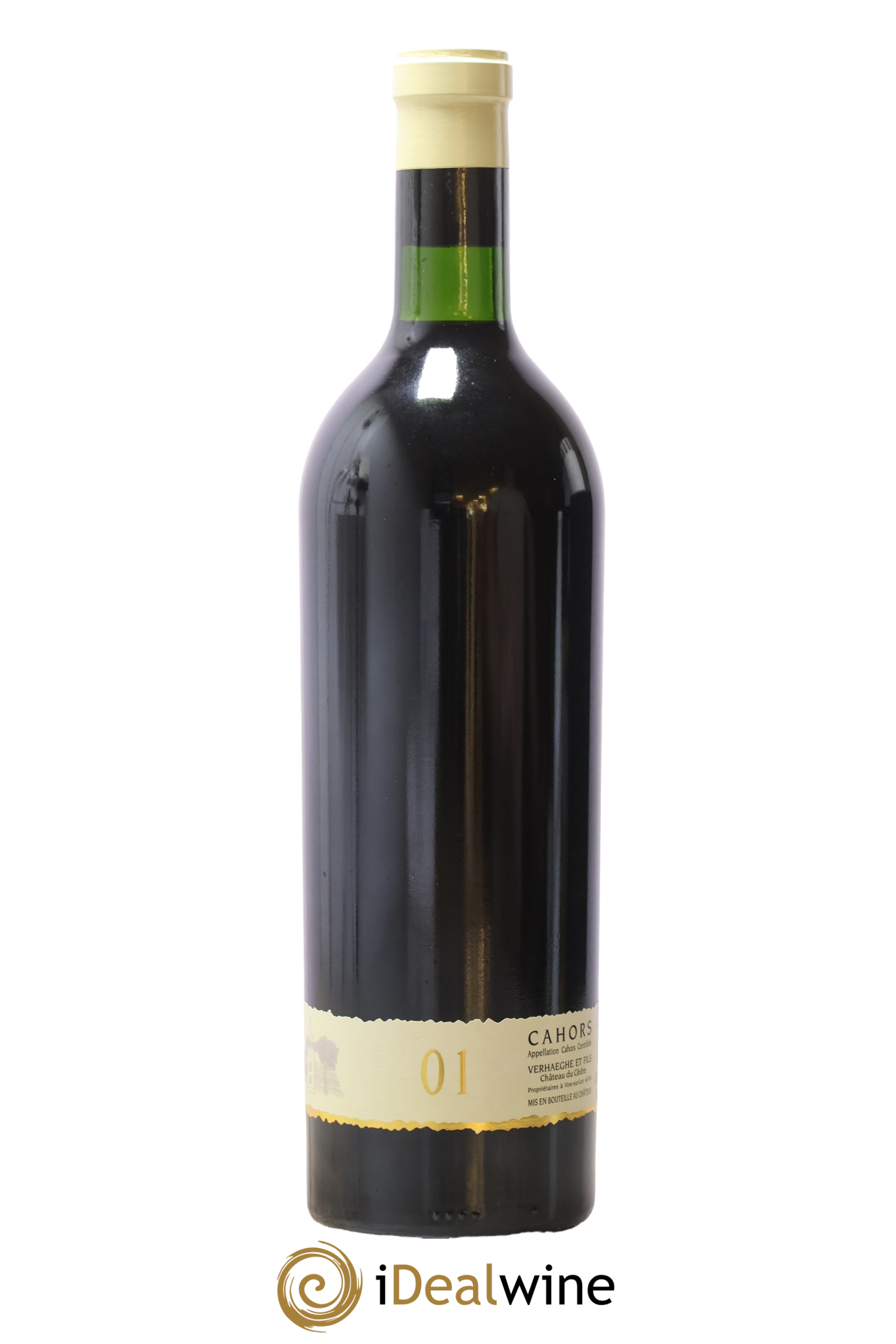 Cahors Château du Cèdre GC Pascal et Jean-Marc Verhaeghe 2001 - Posten von 1 Flasche - 1