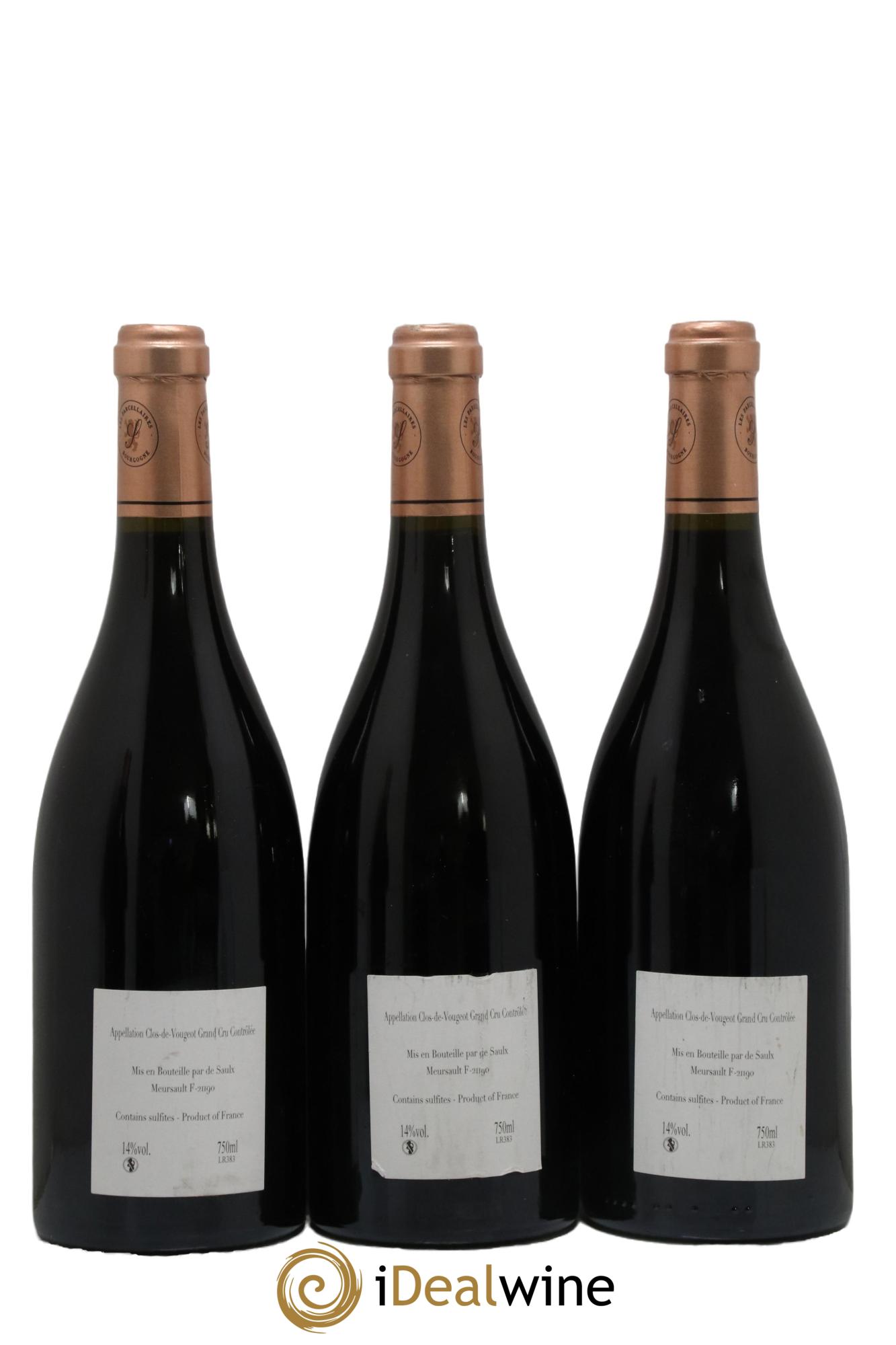 Clos de Vougeot Grand Cru Les Parcellaires de Saulx 2017 - Lot of 3 bottles - 1