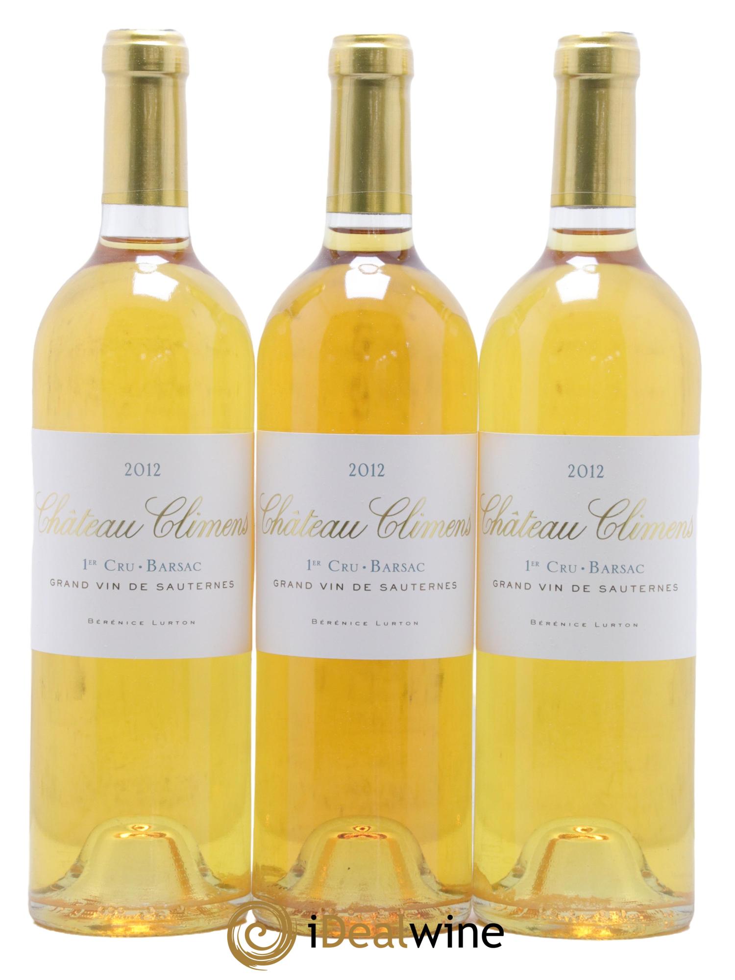 Château Climens 1er Grand Cru Classé 2012 - Lot de 12 bouteilles - 1