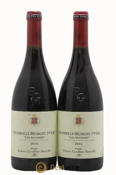 Chambolle-Musigny 1er Cru Les Sentiers Robert Groffier Père & Fils (Domaine) 2016 - Lot of 2 bottles - 0